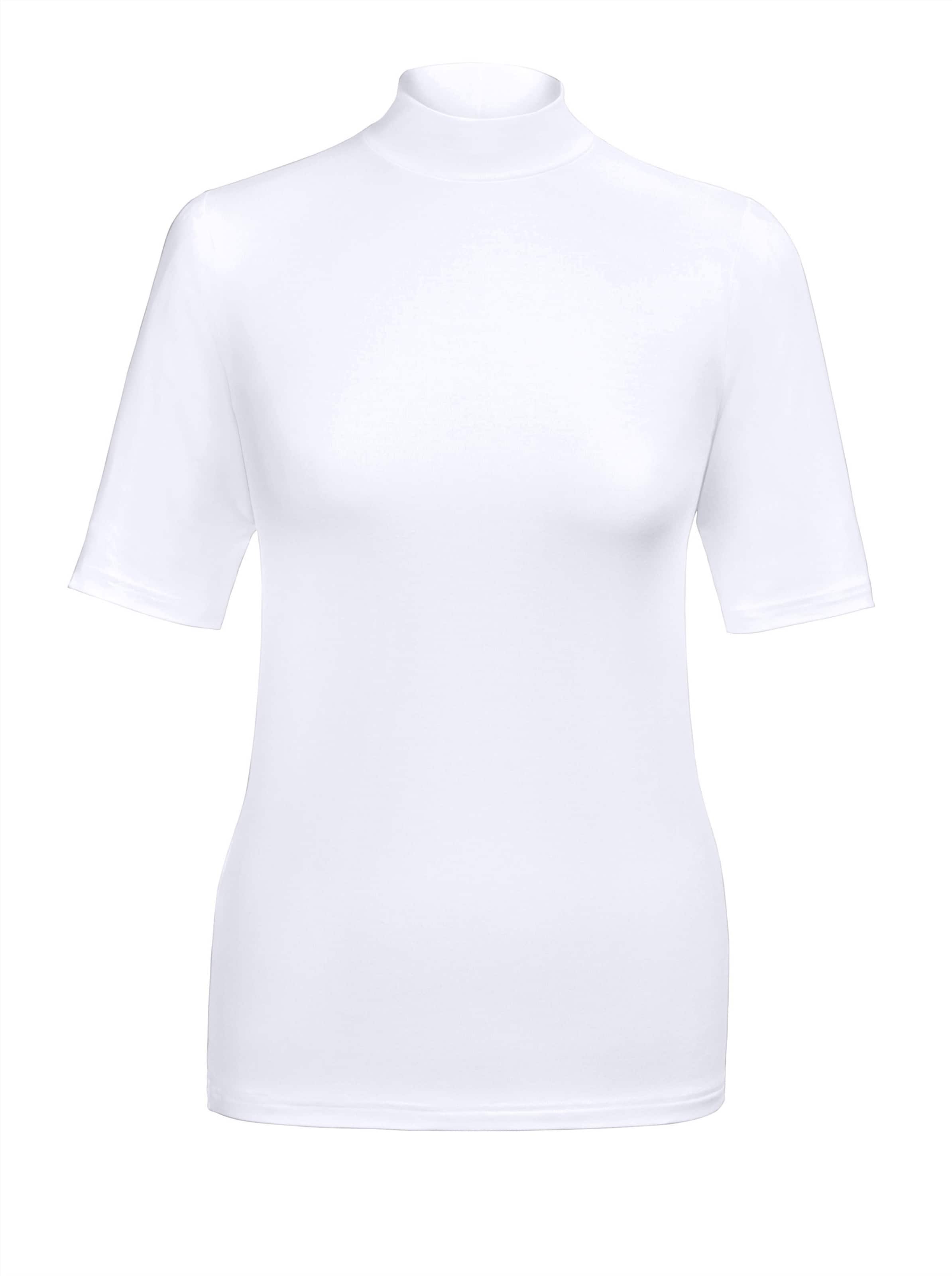 Micro V günstig Kaufen-Blazershirt in weiß von wäschepur. Blazershirt in weiß von wäschepur <![CDATA[Kombistarkes Blazershirt von wäschepur mit kurzen Ärmeln und Stehkragen. Trageangenehme Micro-Modal-Qualität.]]>. 