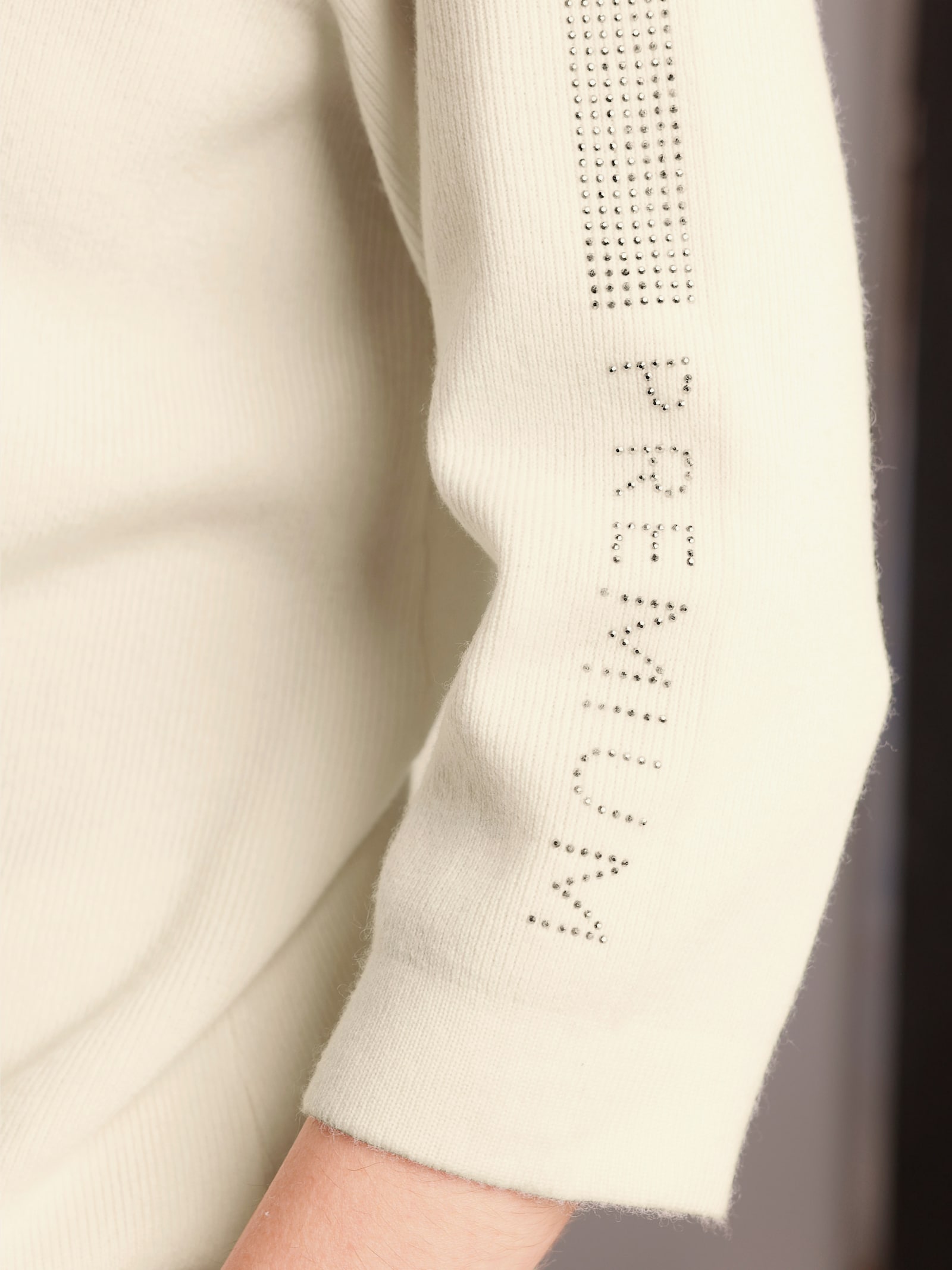 CREATION L PREMIUM Wollpullover - ecru