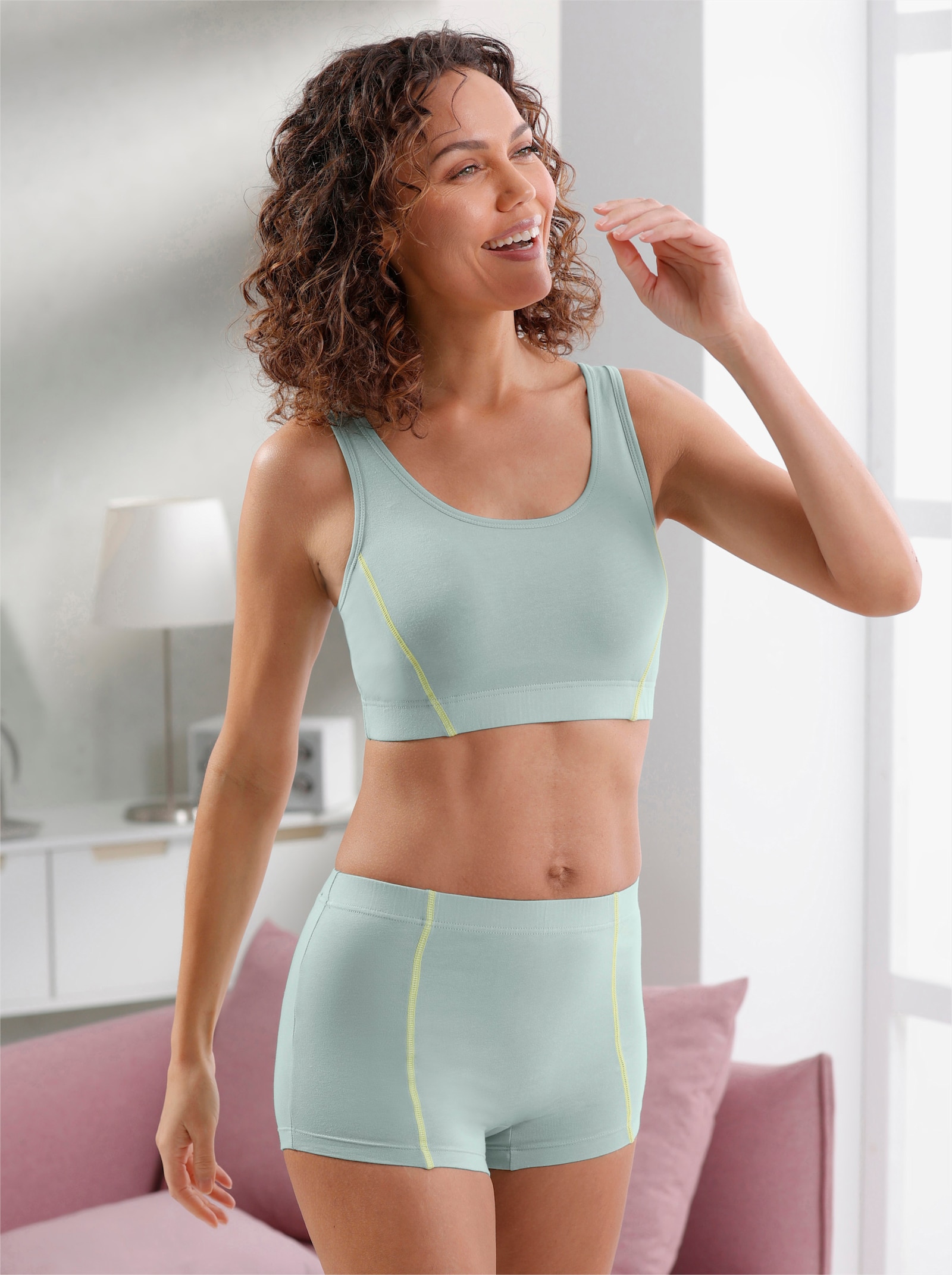 wäschepur Panty - kalkmint/limoen