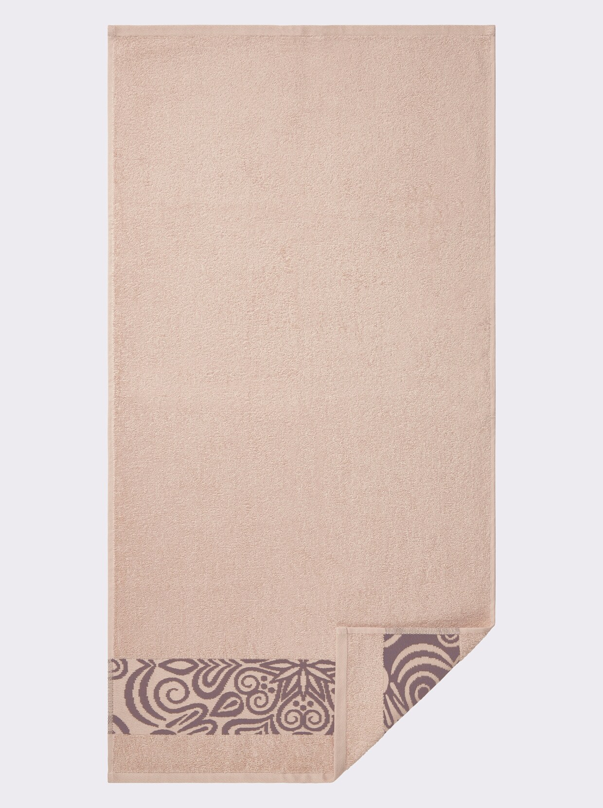 wäschepur Handdoek - ivoorkleur