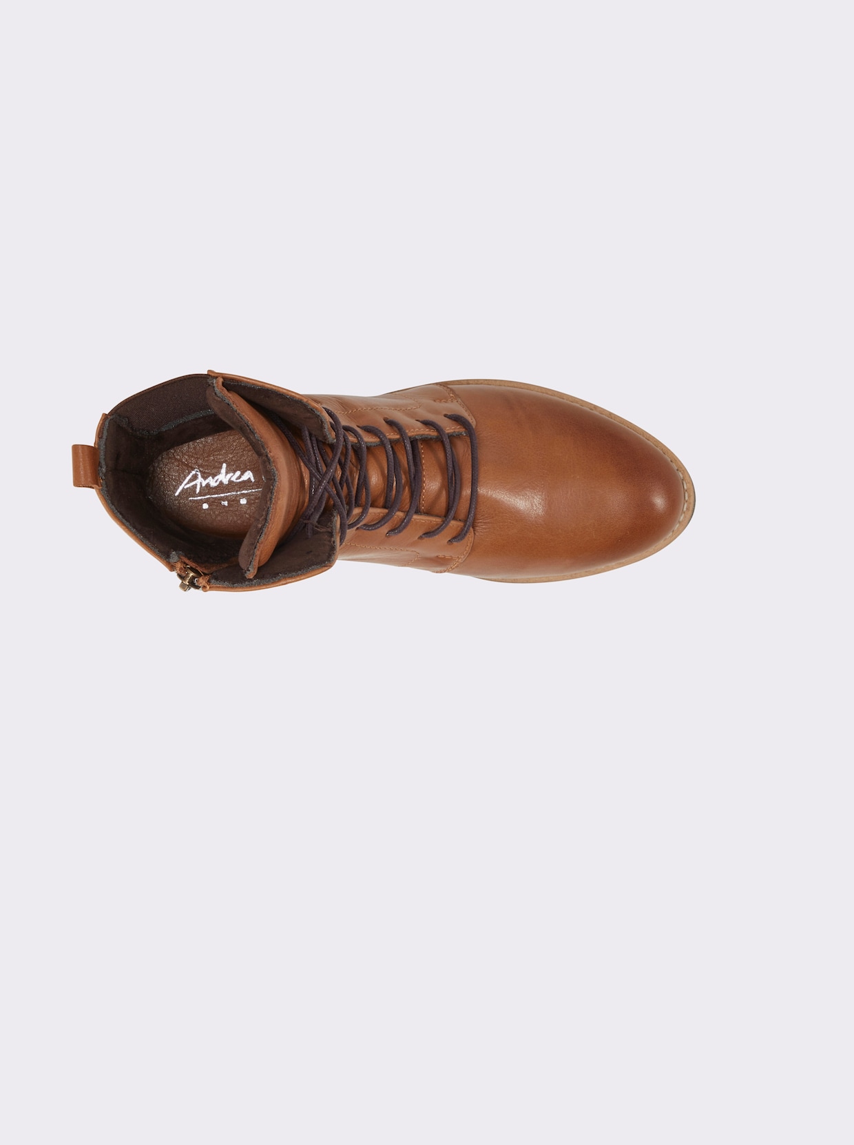 Andrea Conti Schnürstiefelette - cognac