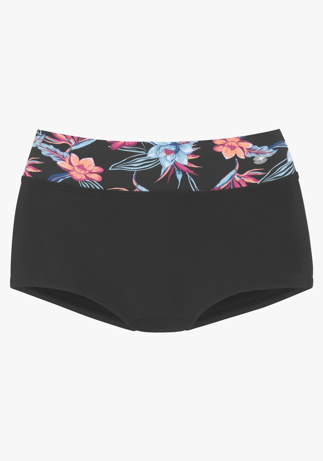 KangaROOS Bikini-hotpants - zwart geprint