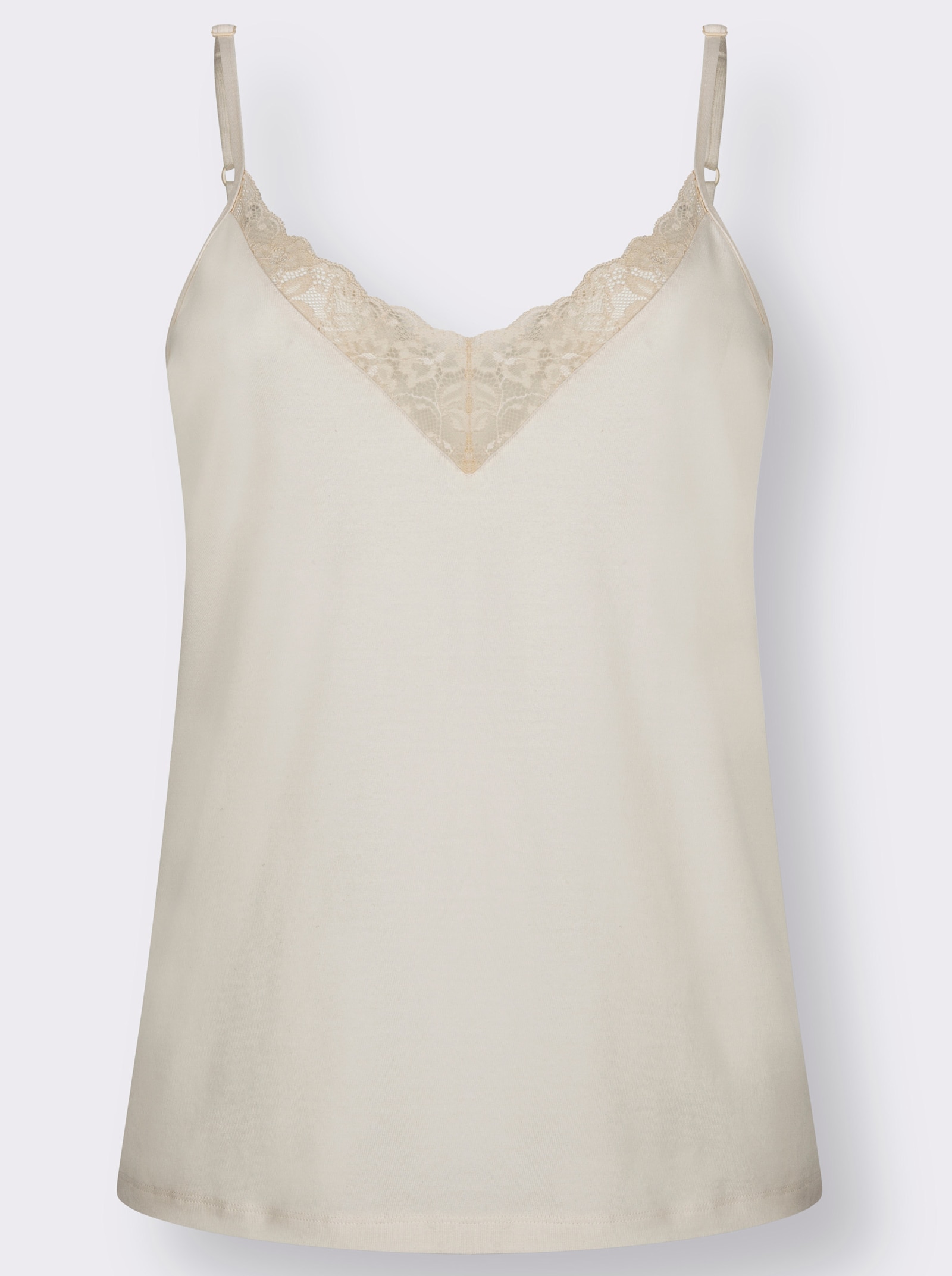 wäschepur Trägertop mit Modal - elfenbein