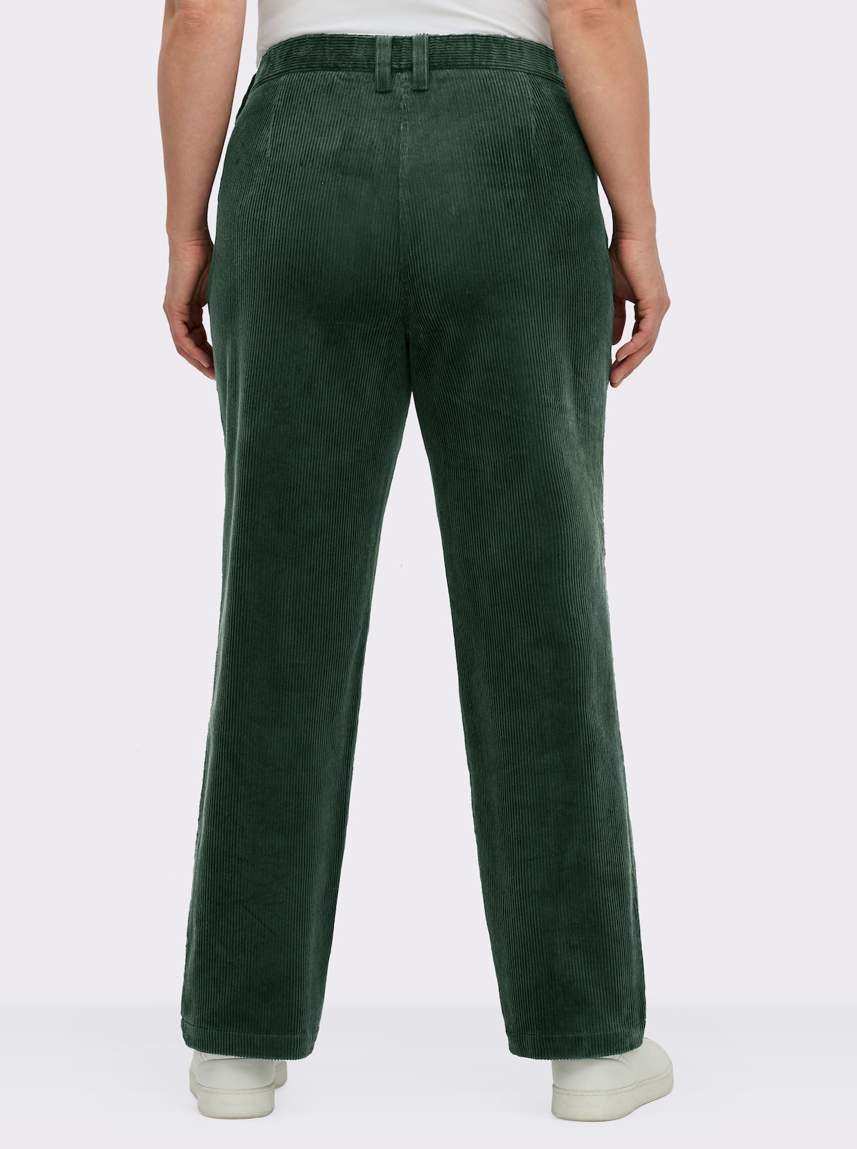 sheego Cordhose - moos
