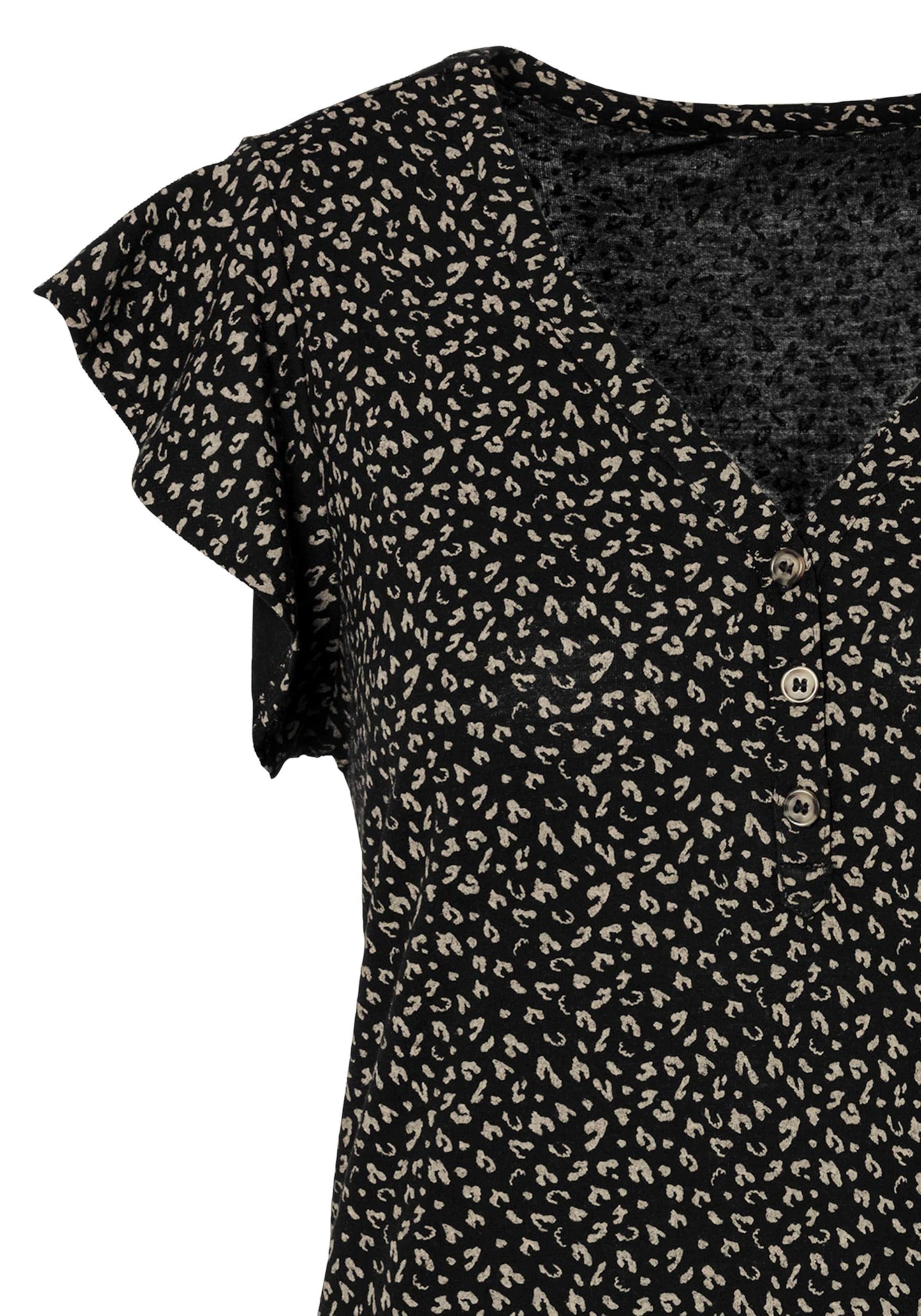 Bademode Strandmode LASCANA Shirttop in 1x schwarz + 1x braun 