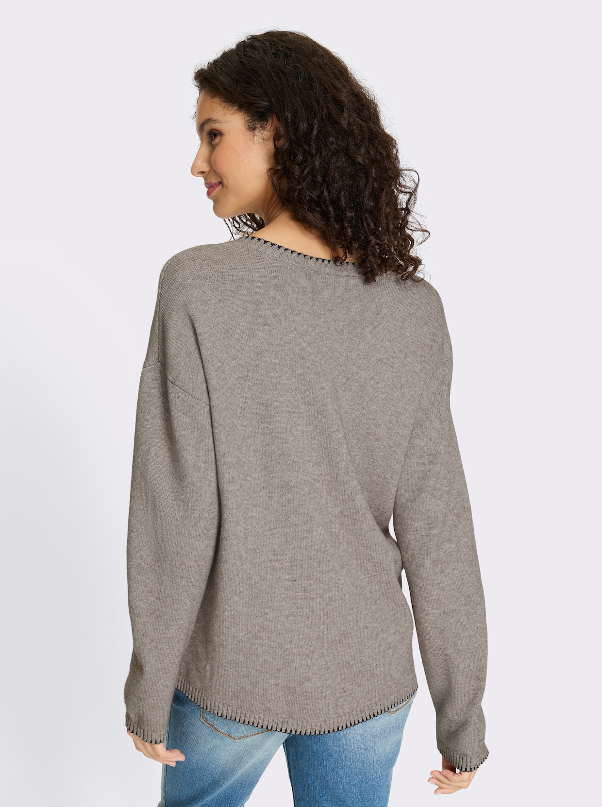 heine Pull - taupe chiné