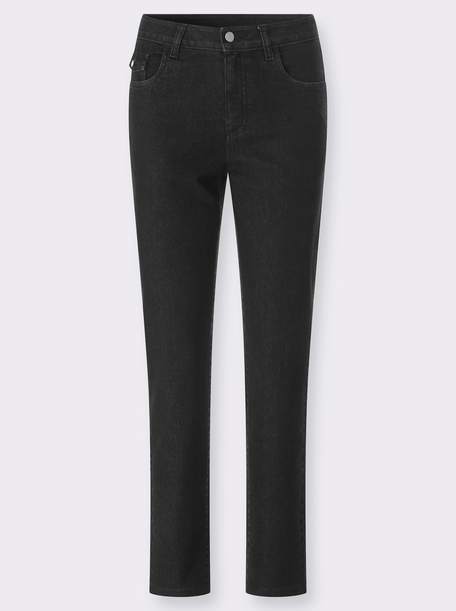 Jeans in gerader Schnittführung - graphit-denim