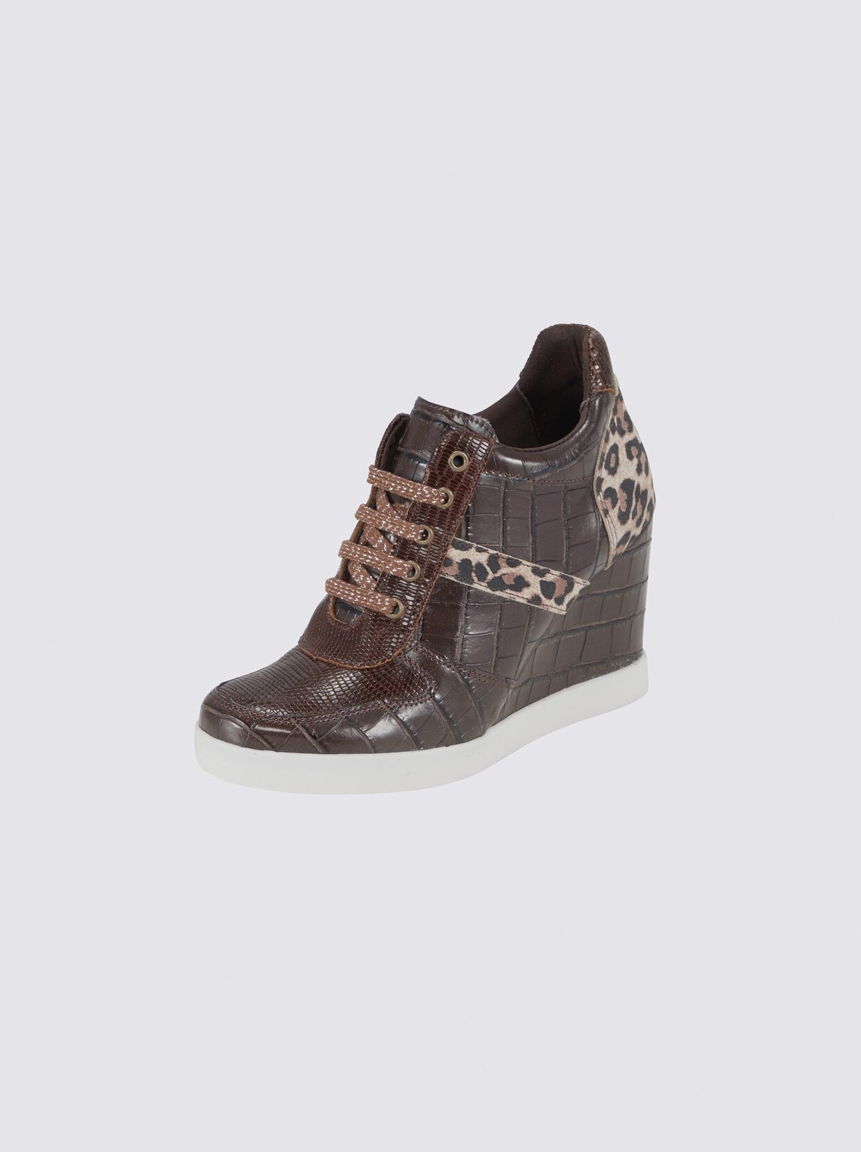 heine Sneaker - bruin/beige/luipaard