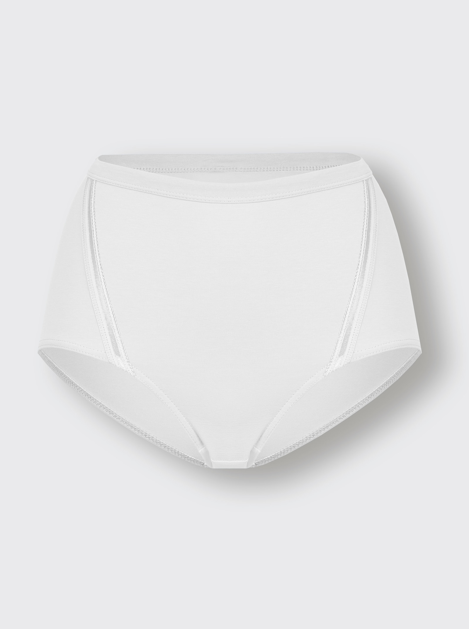 wäschepur Nohavičky so zvýšeným pásom - biela