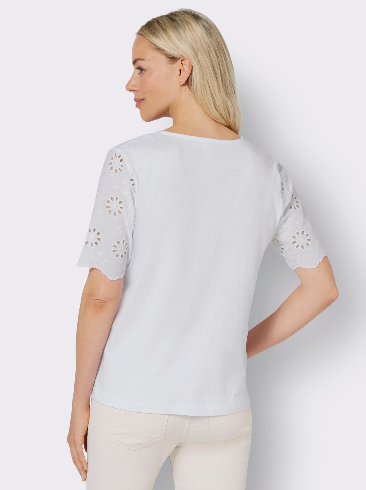Shirt met korte mouwen - wit