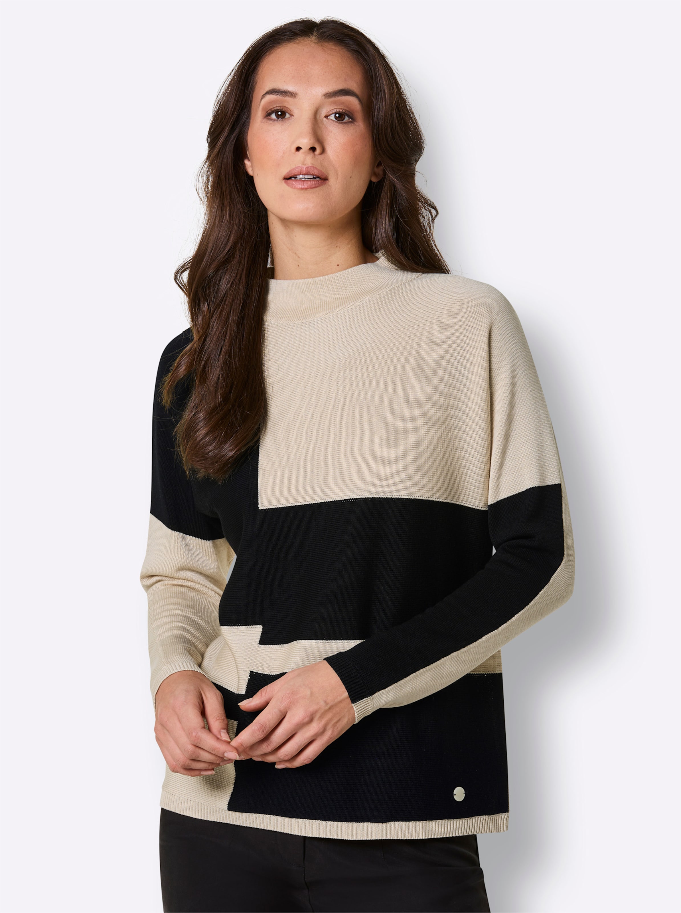 Stehkragenpullover