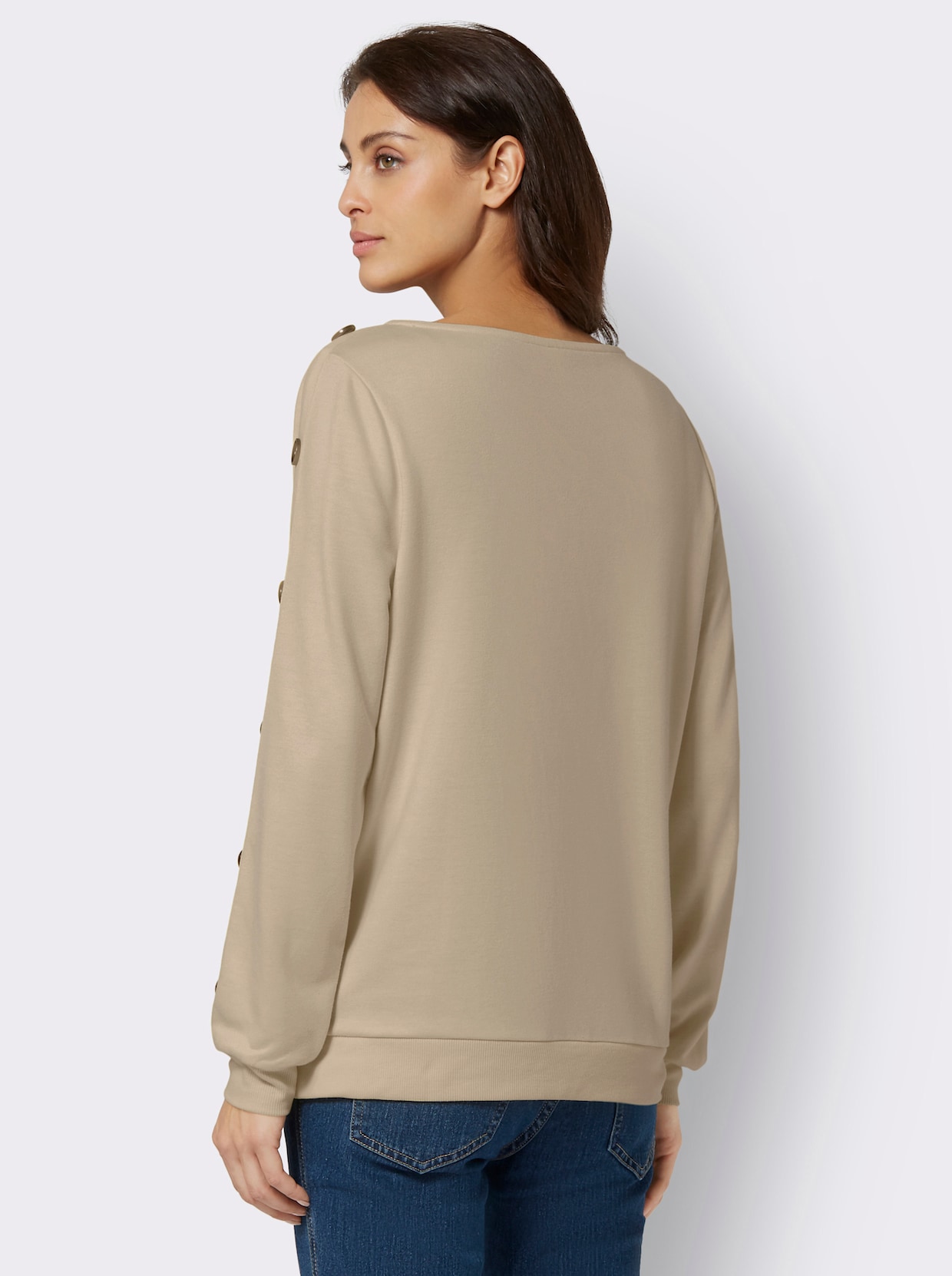 Sweatshirt - beige