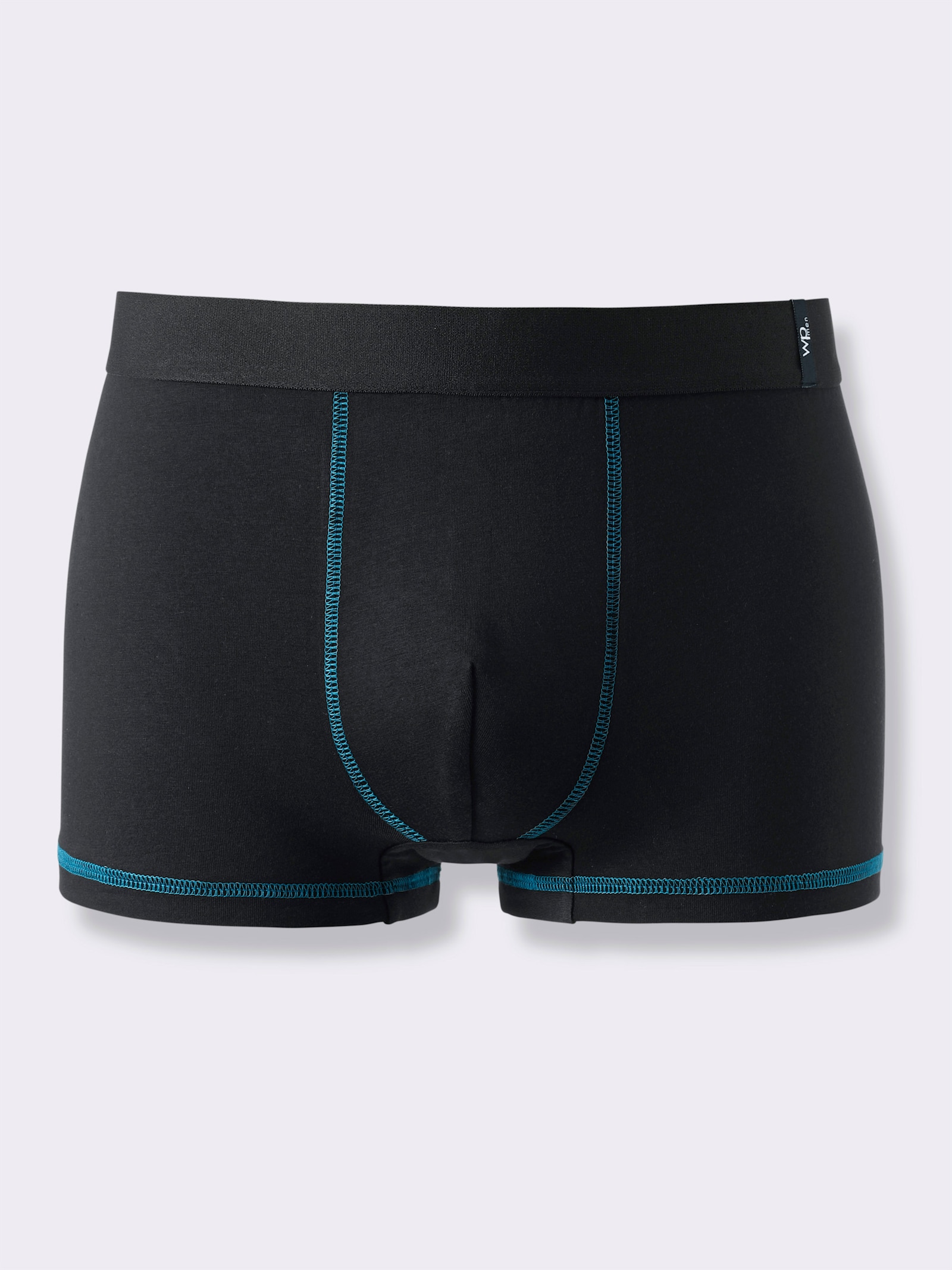 wäschepur men Pants - aquapetrol + schwarz