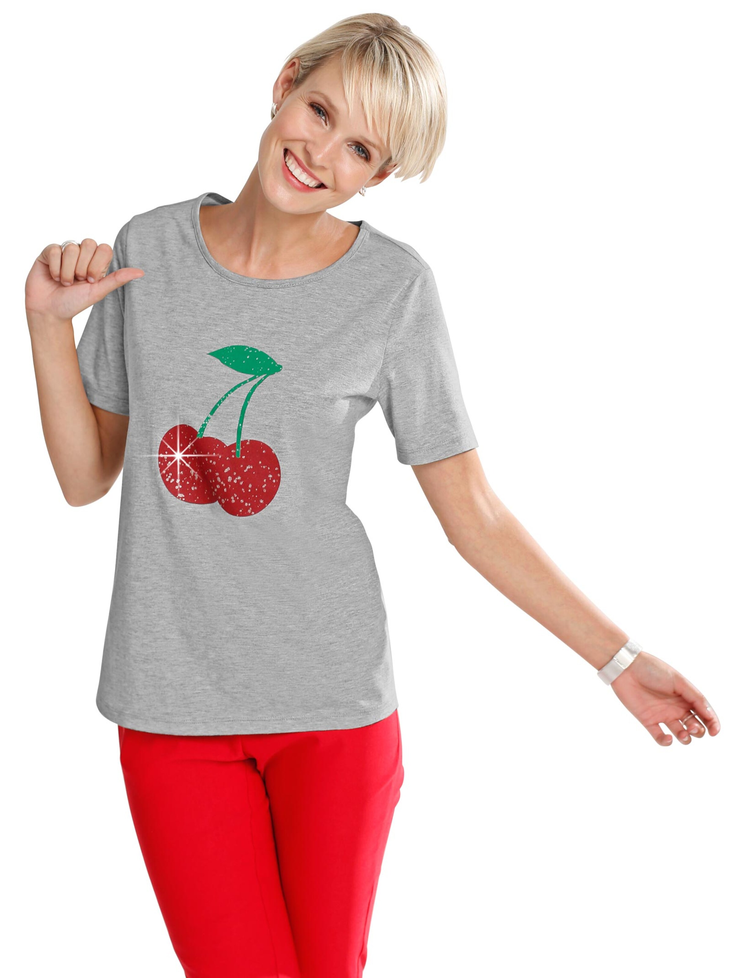 Shirt - grau-meliert