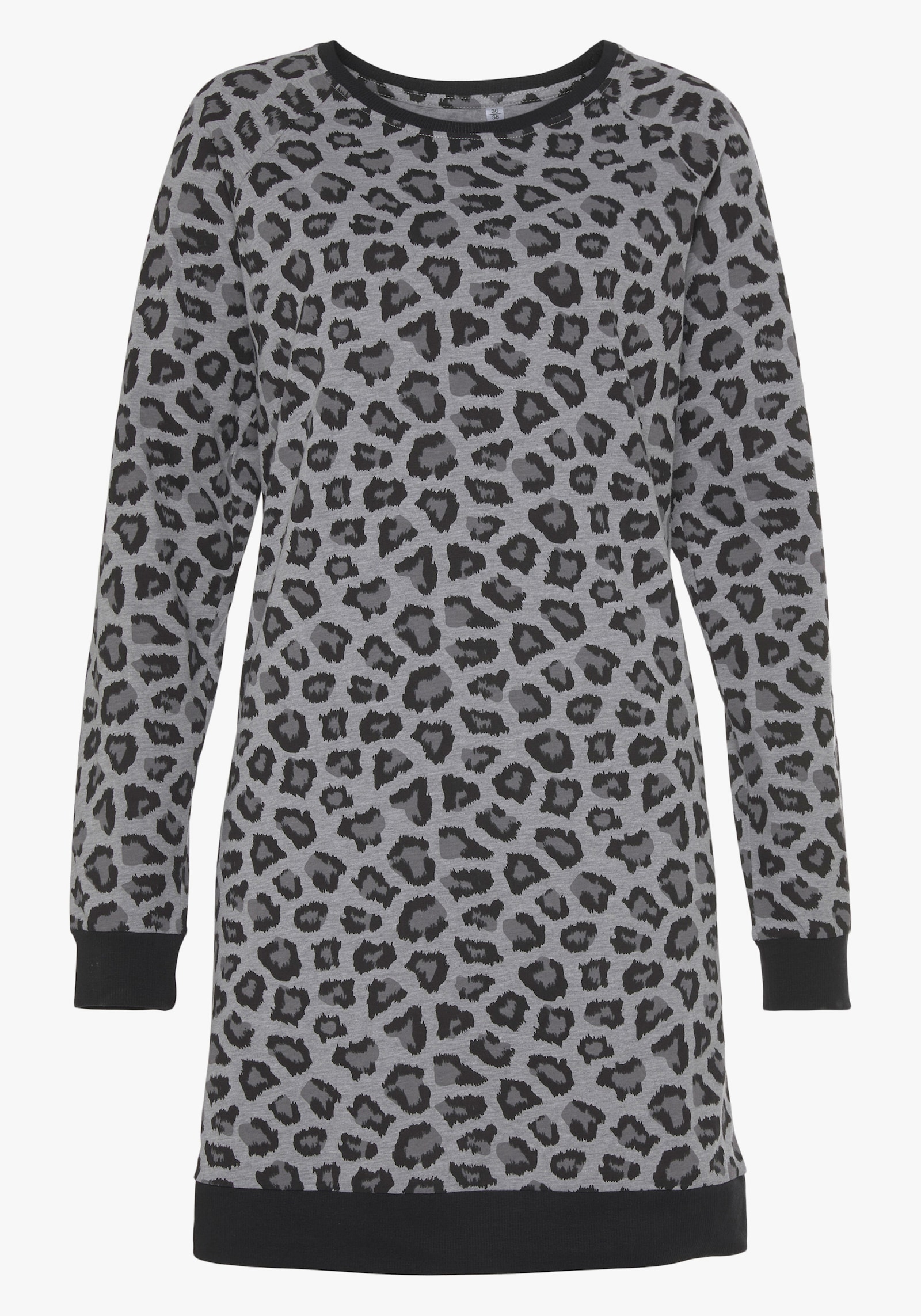 Vivance Dreams Nachthemd - grau gemustert