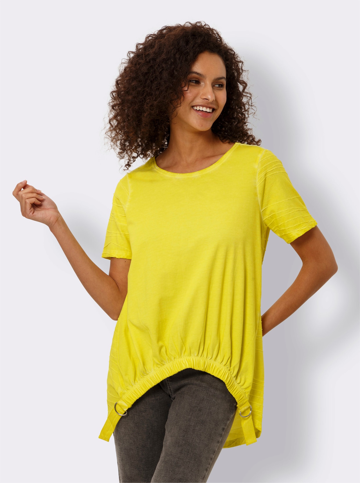 heine T-shirt long - citron vert