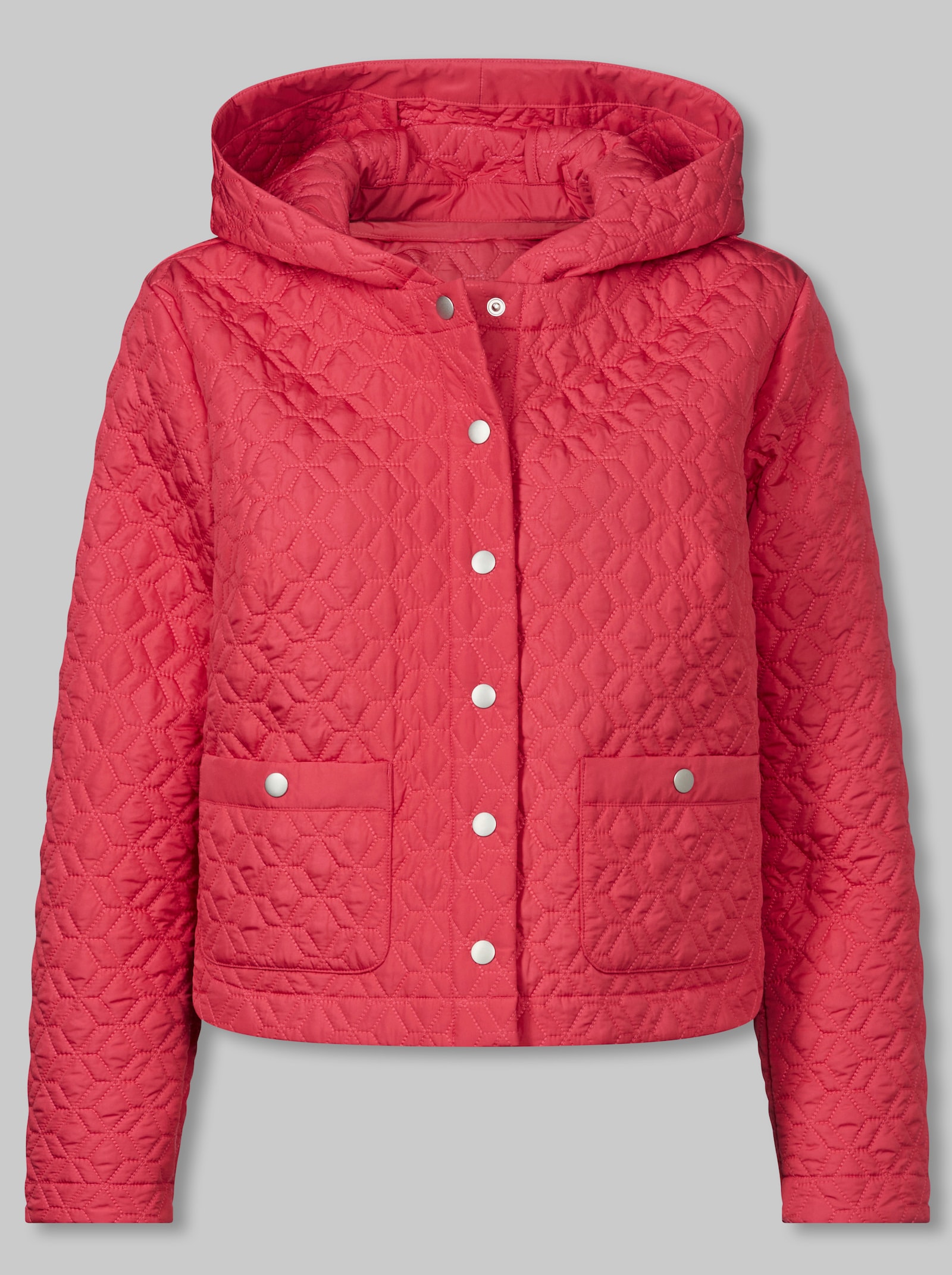 heine Kapuzenjacke mit Steppung - hummer
