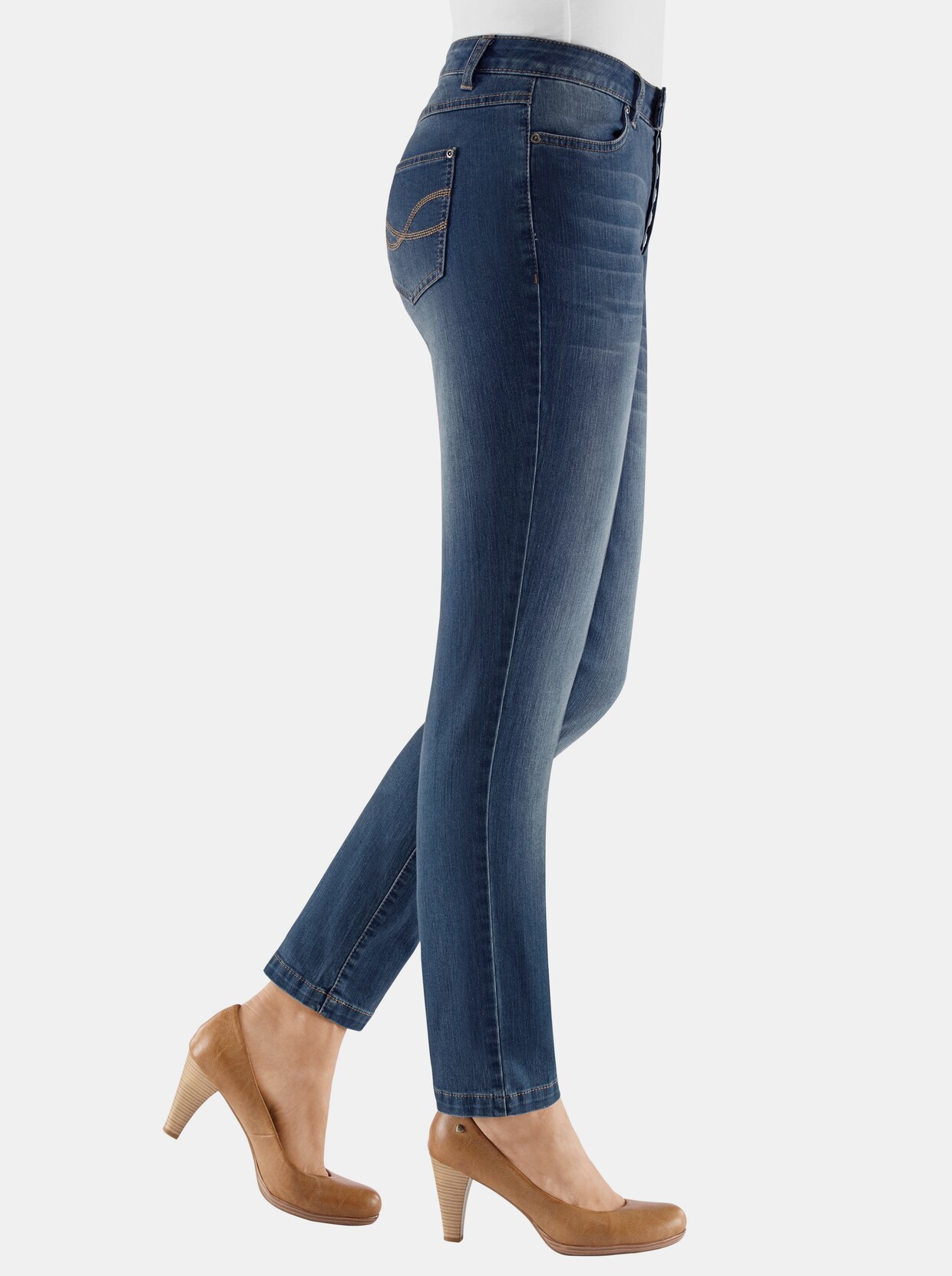 5-Pocket-Jeans - blue-bleached