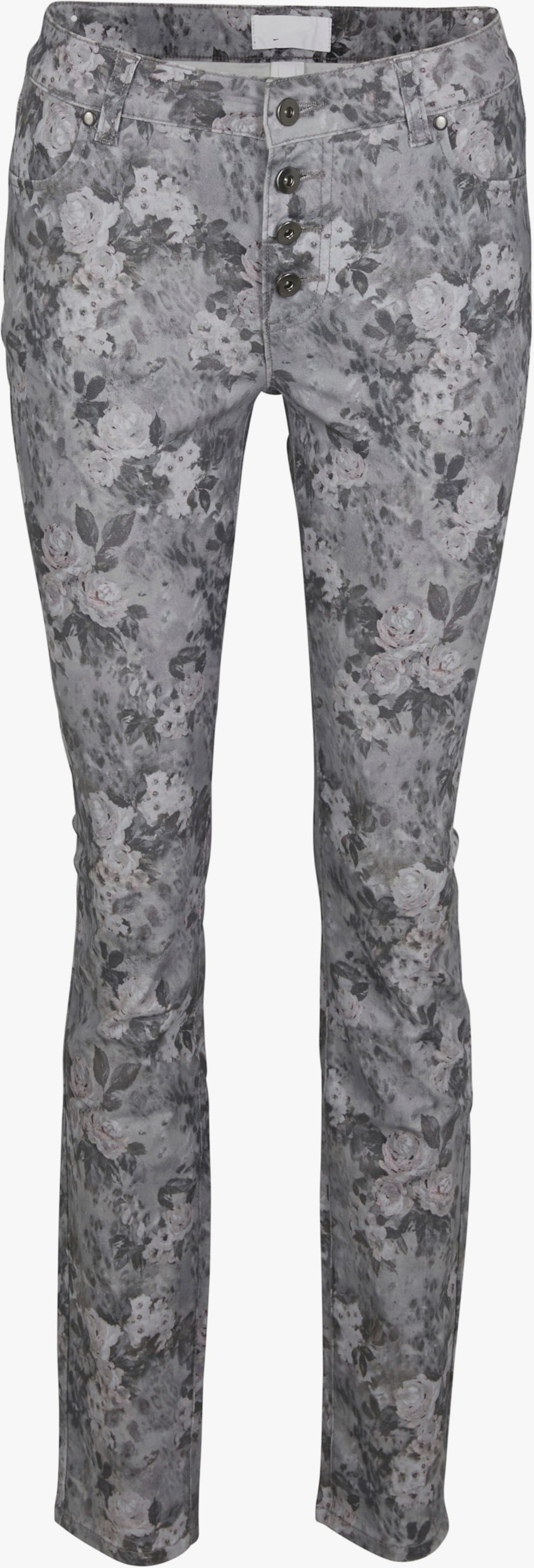 heine Broek met print - bont