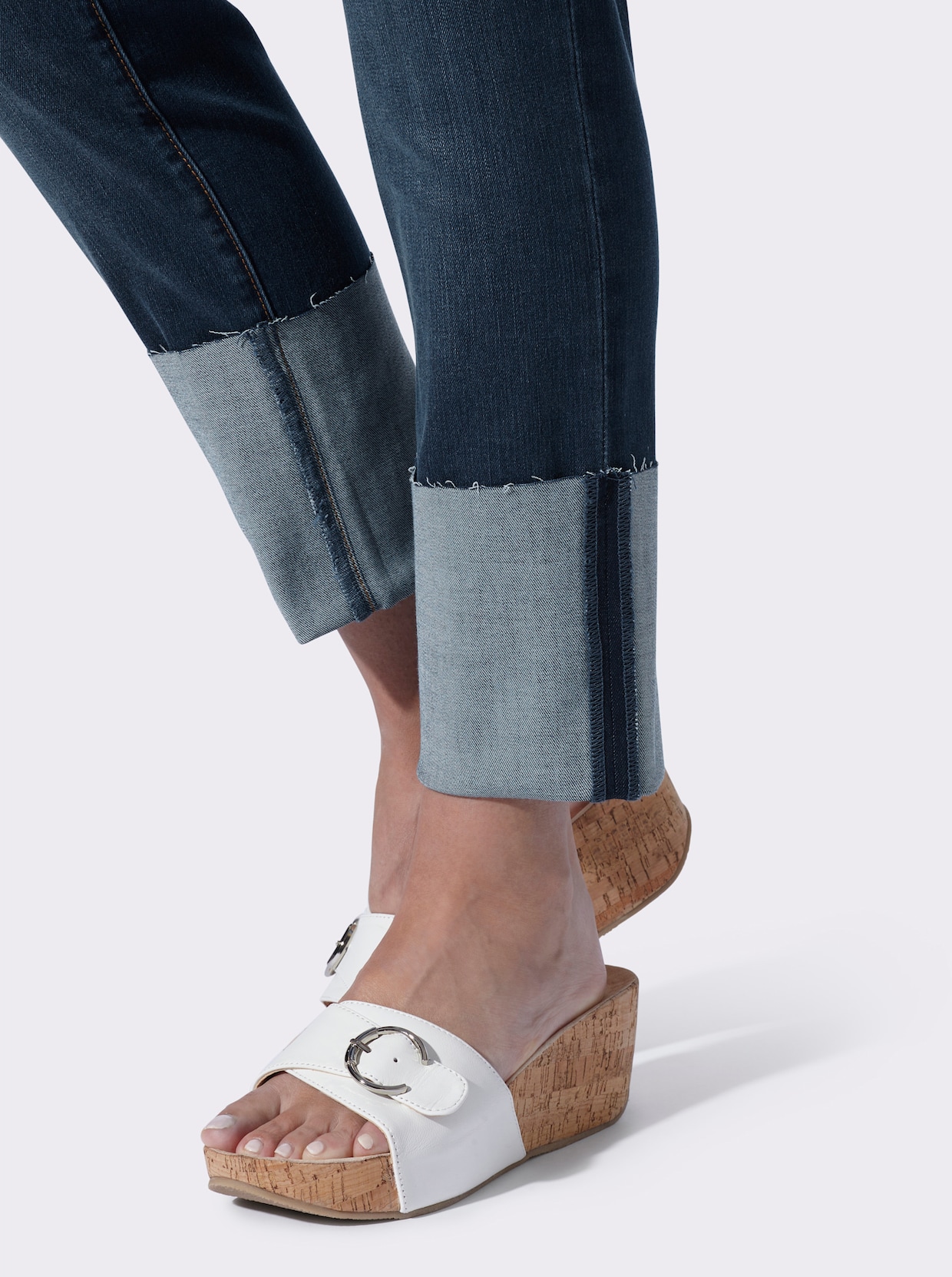 heine 7/8-jeans - blue-stonewashed