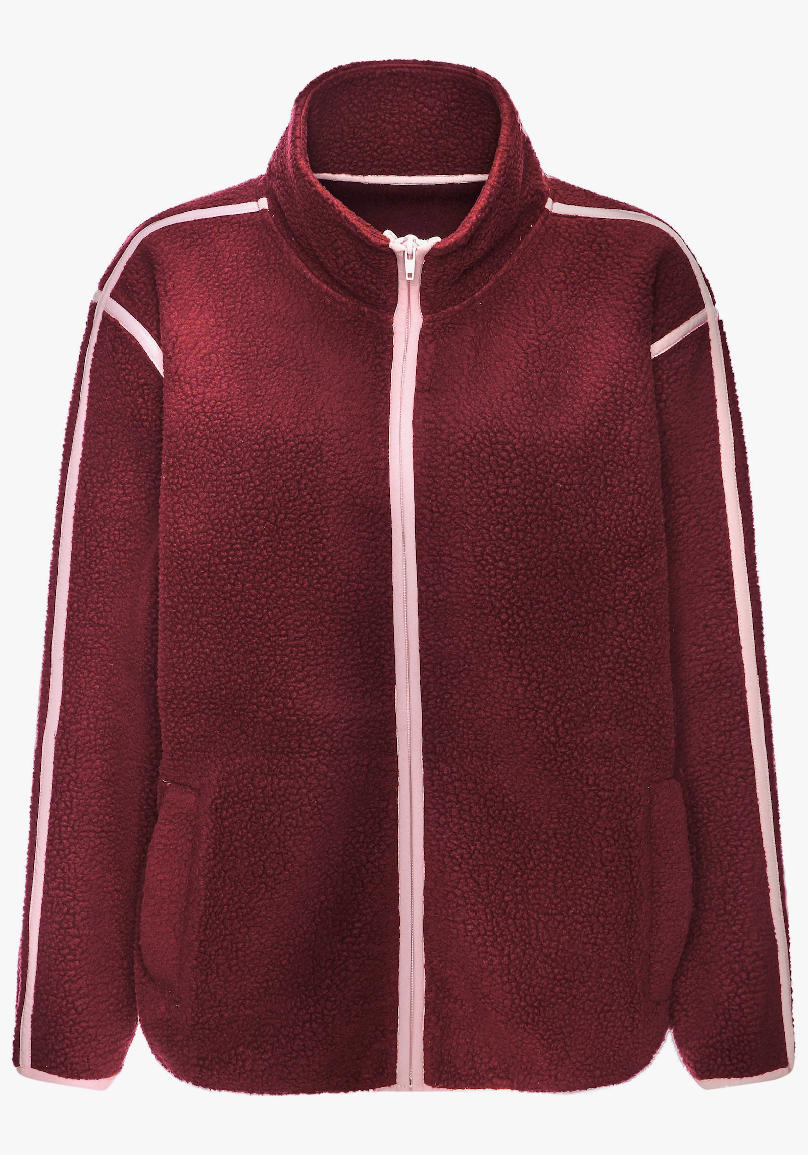 Buffalo Fleecejacke - burgund