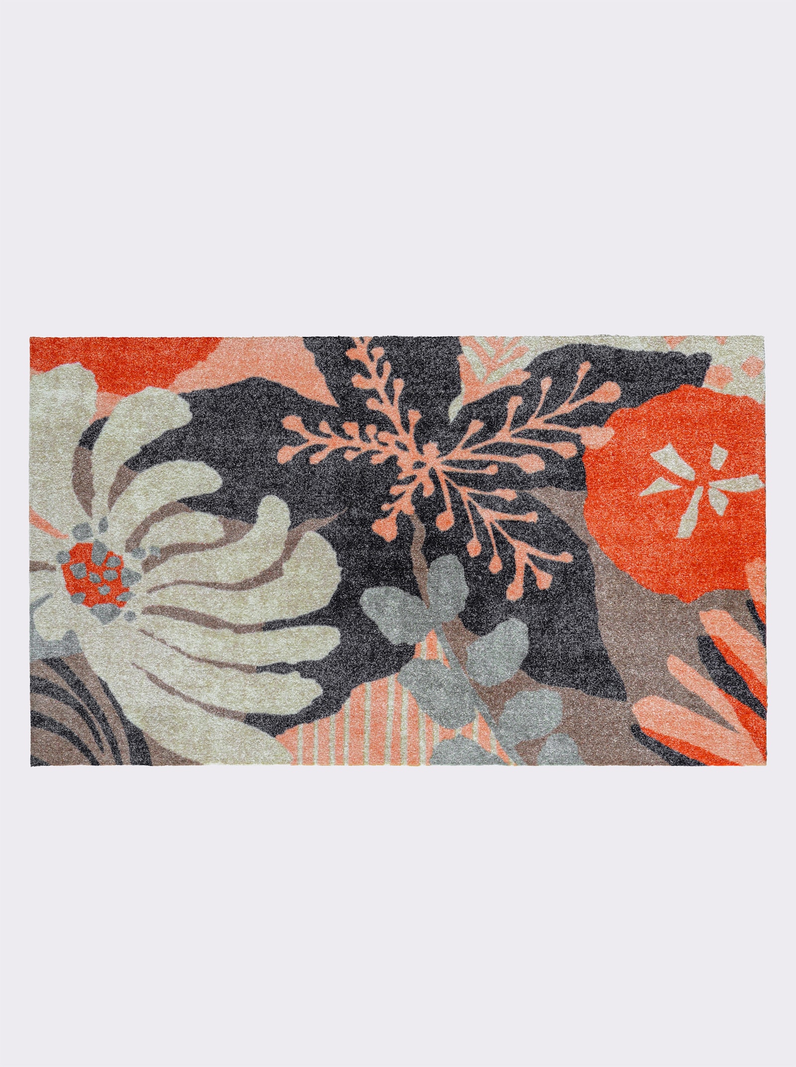 wash+dry by Kleen-Tex Paillasson - orange-gris