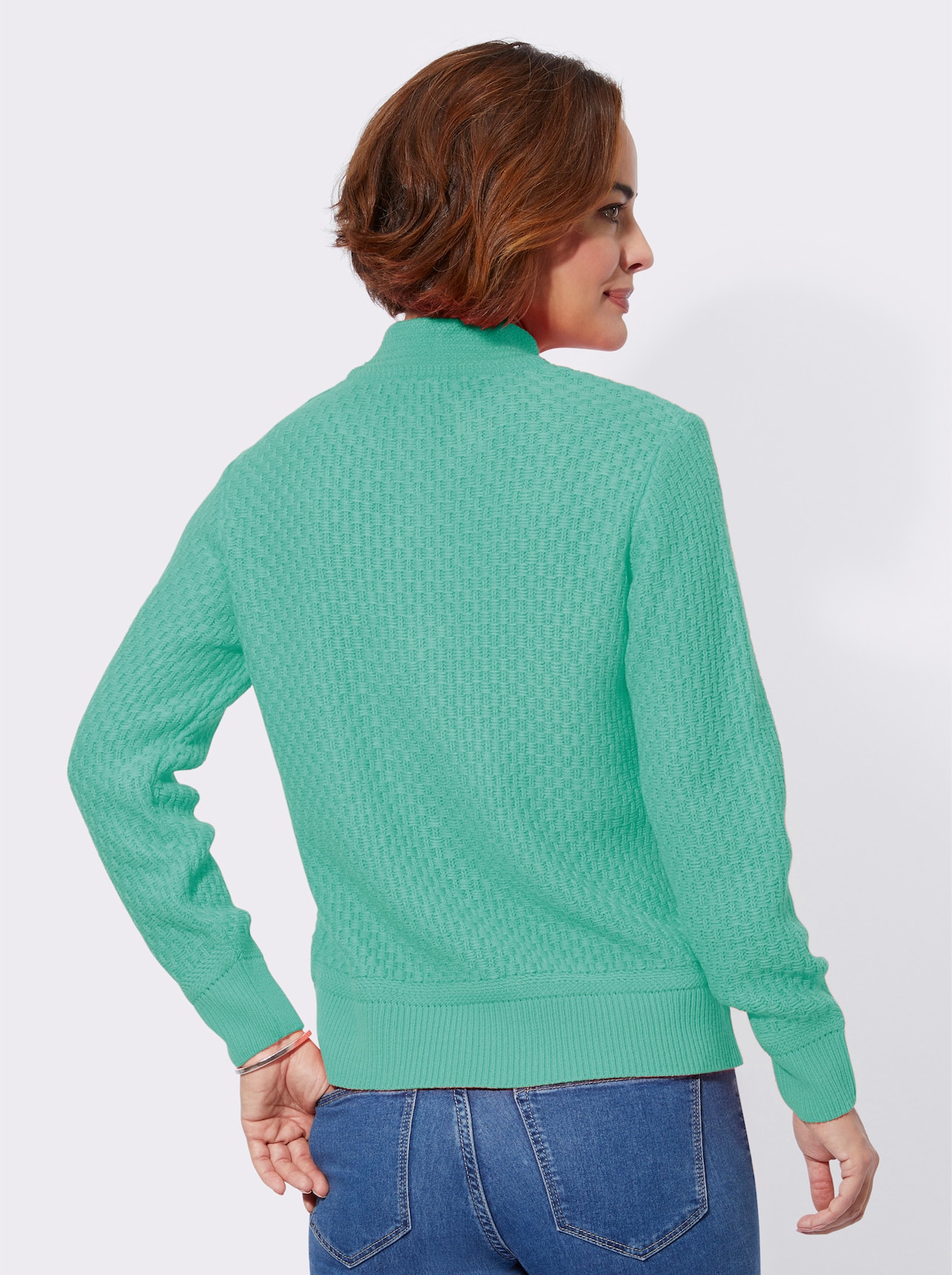 Pullover met lange mouwen - turquoise