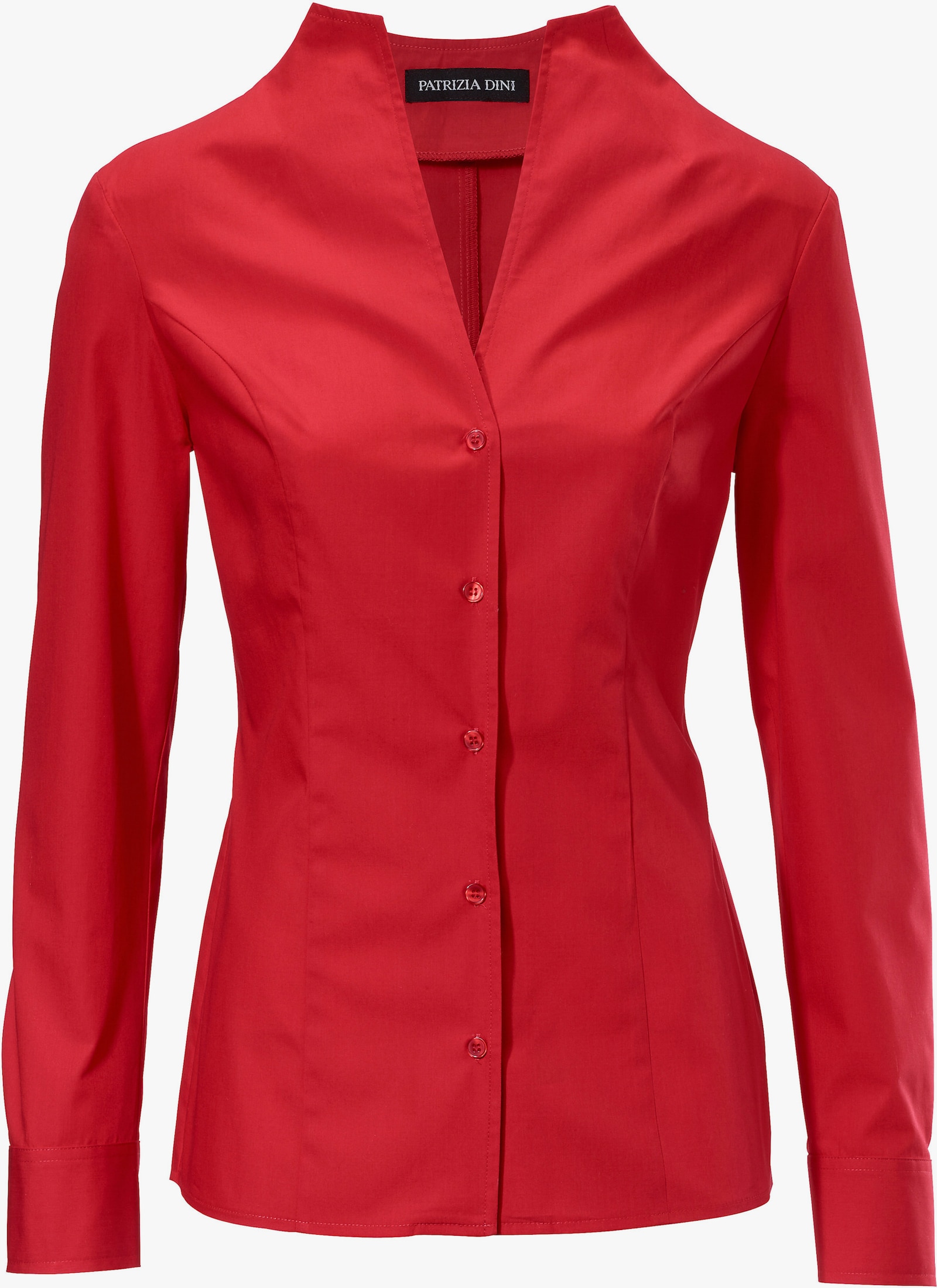 heine Overhemdblouse met opstaande kraag - rood
