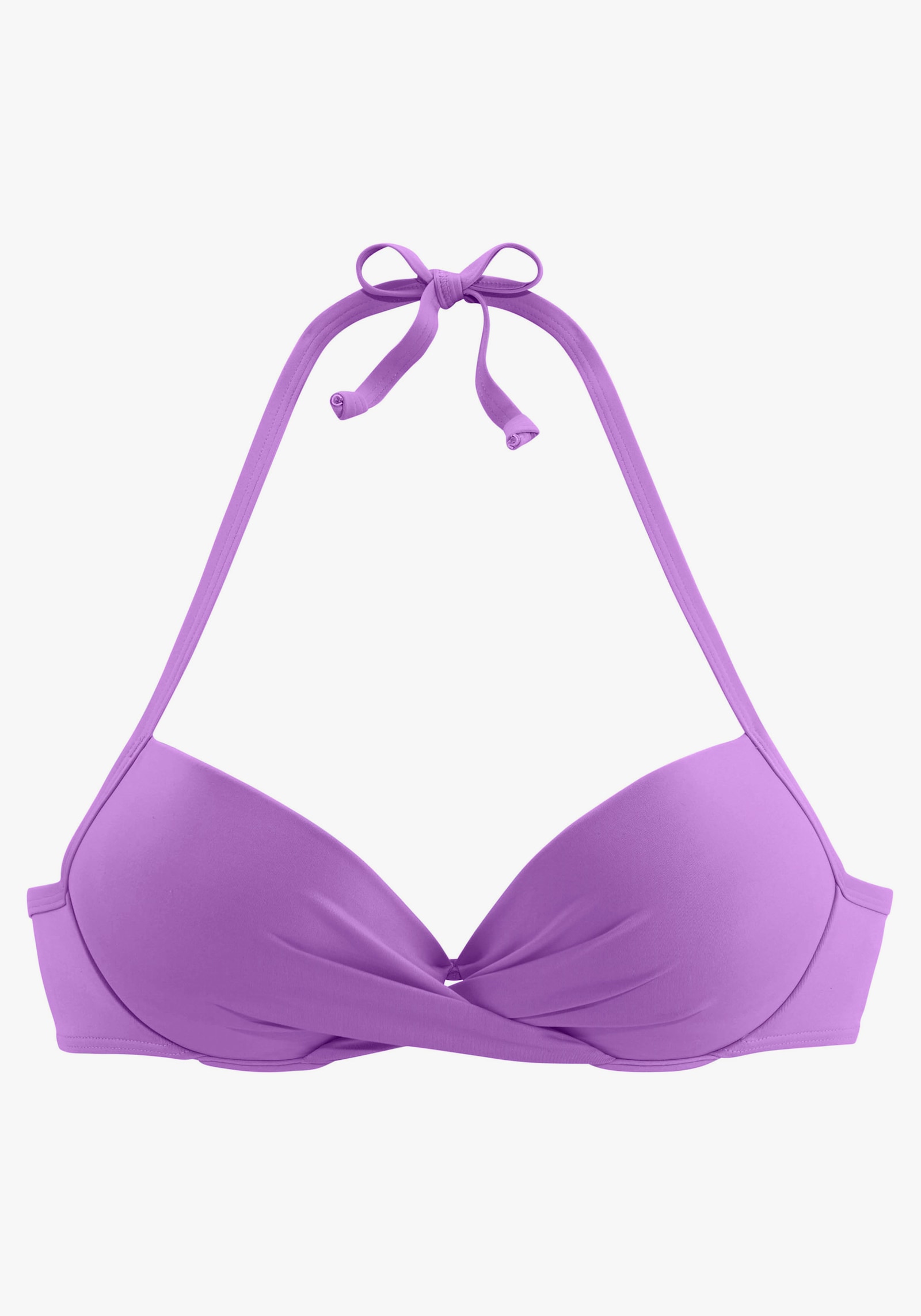 s.Oliver Bikini-Oberteil mit Push-up-Effekt - lila