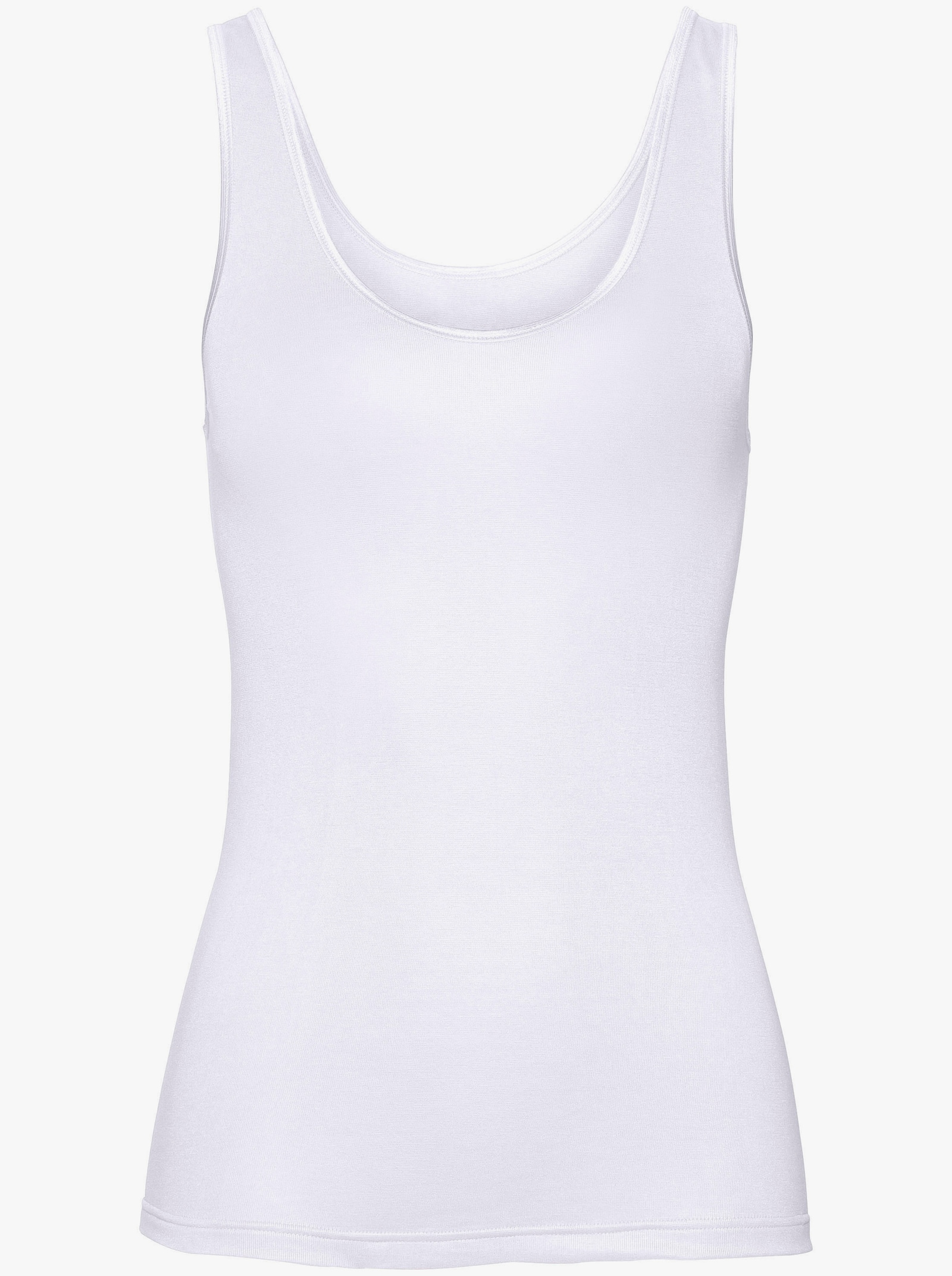 wäschepur Achselhemd in Modal-Qualität - weiß