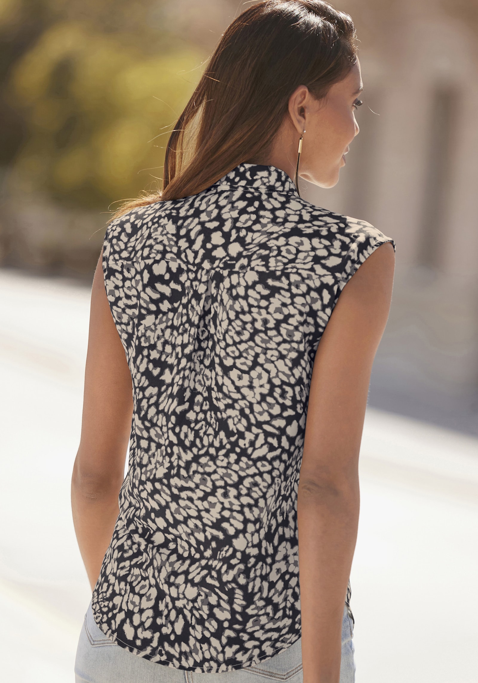 LASCANA Blusentop - leo bedruckt