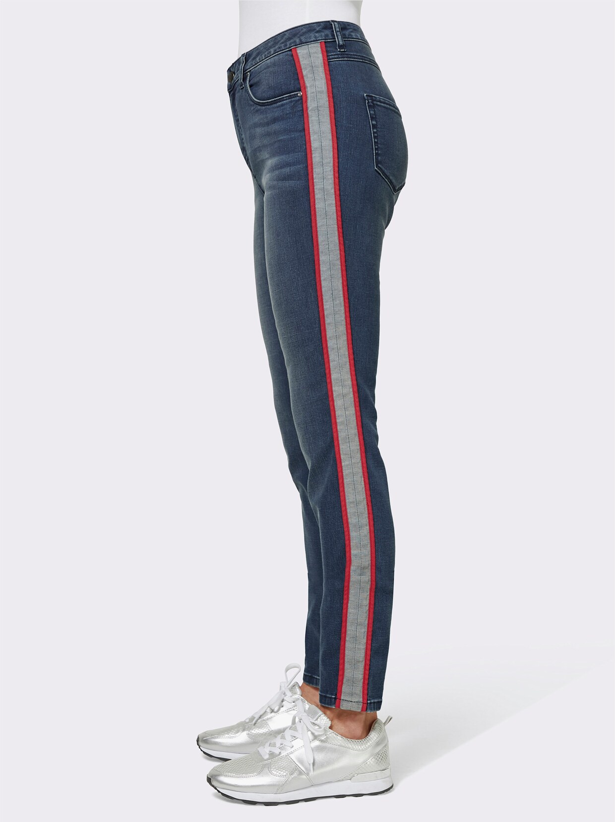5-pocketjeans - blue used