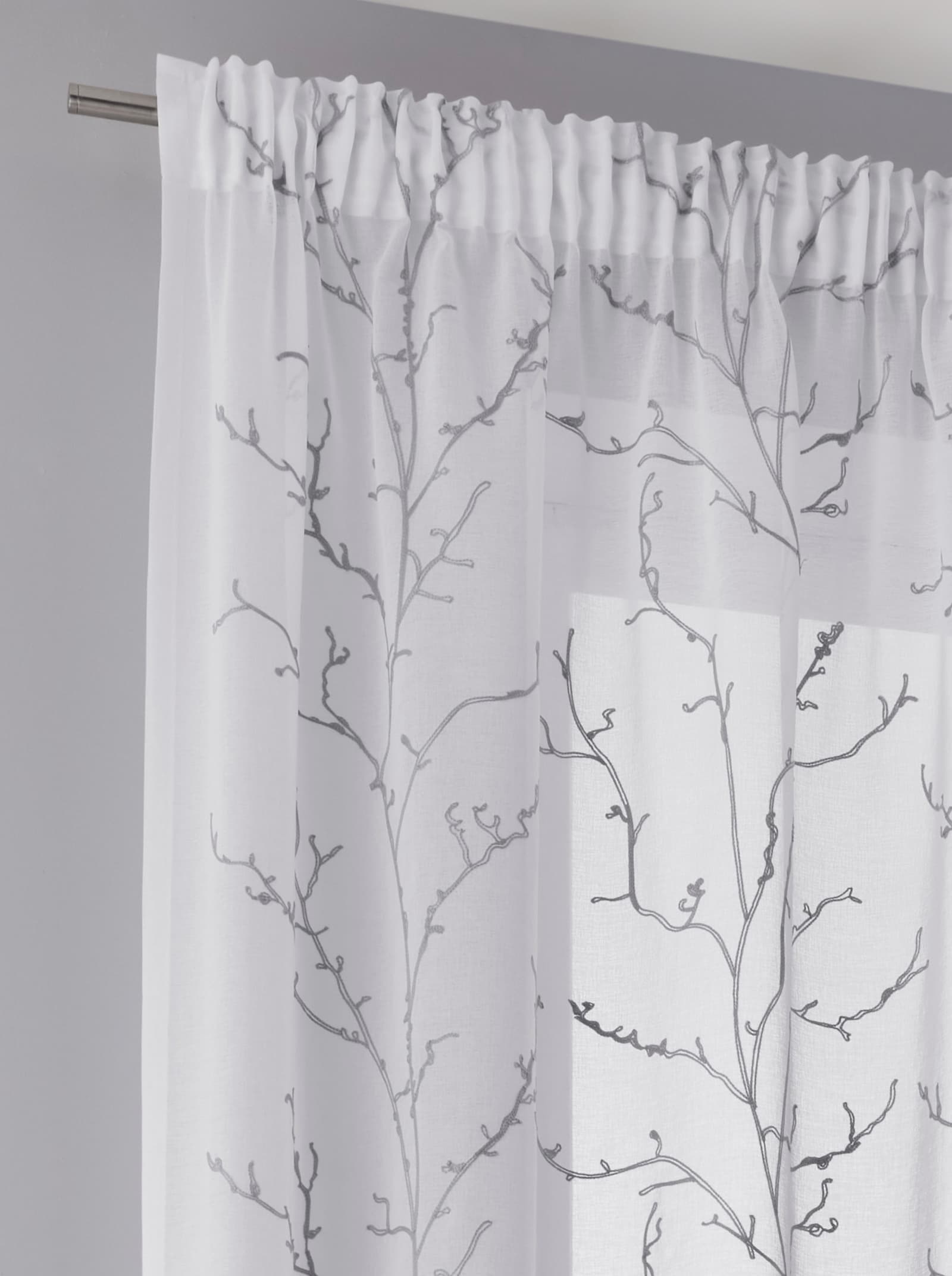 heine home Dekostore - weiß-grau