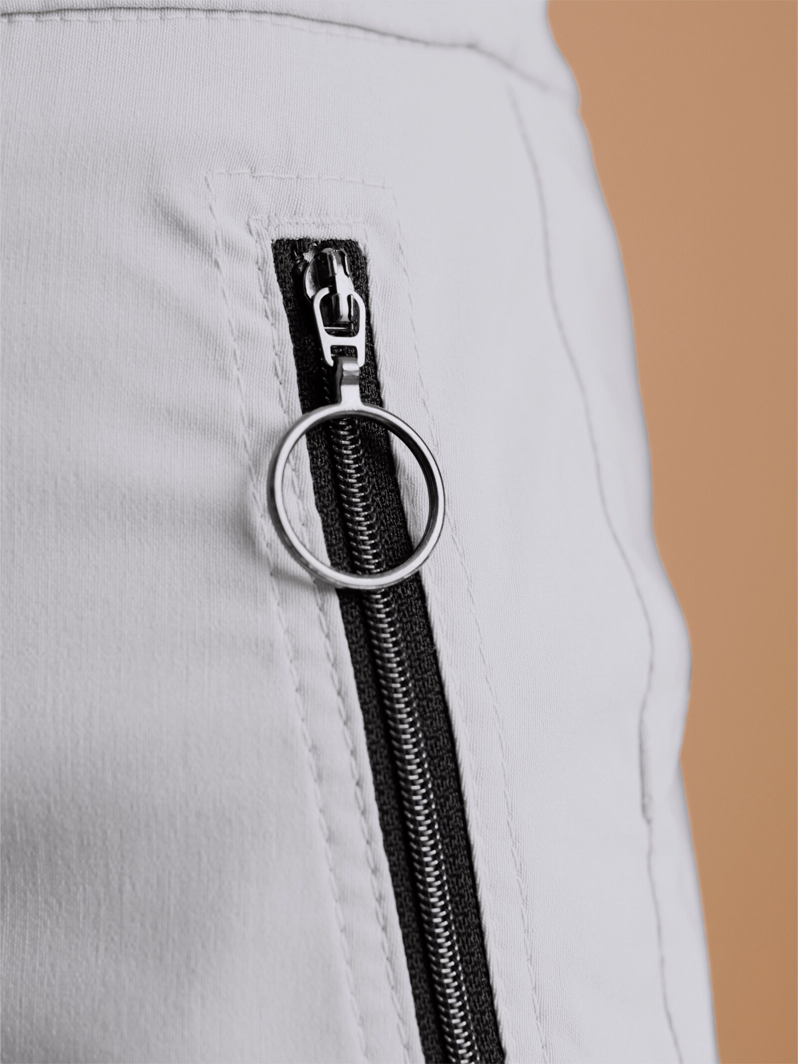 CREATION L PREMIUM Jogg Pants mit innenliegendem Dehnbund - hellgrau