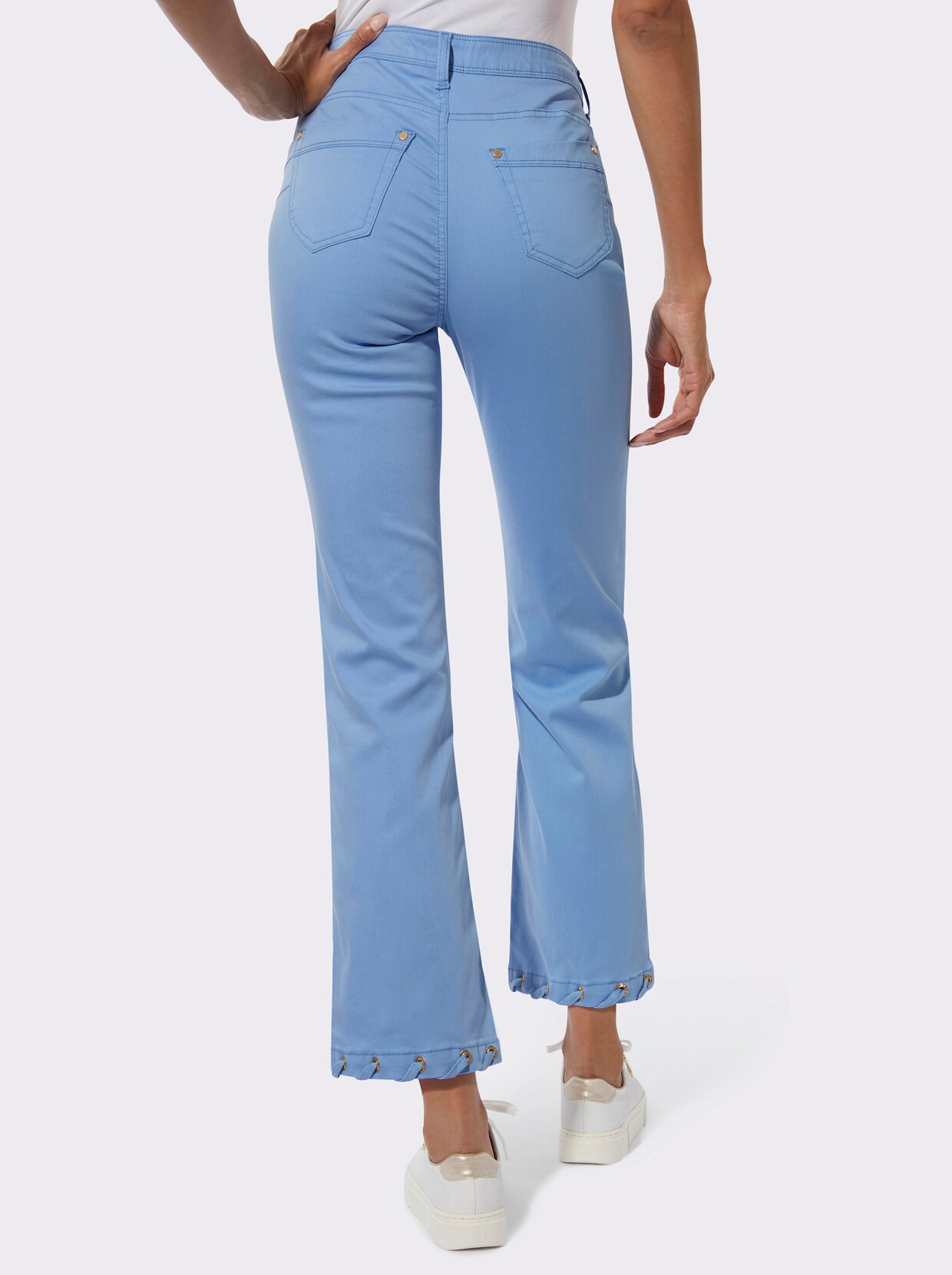 7/8-Jeans - himmelblau