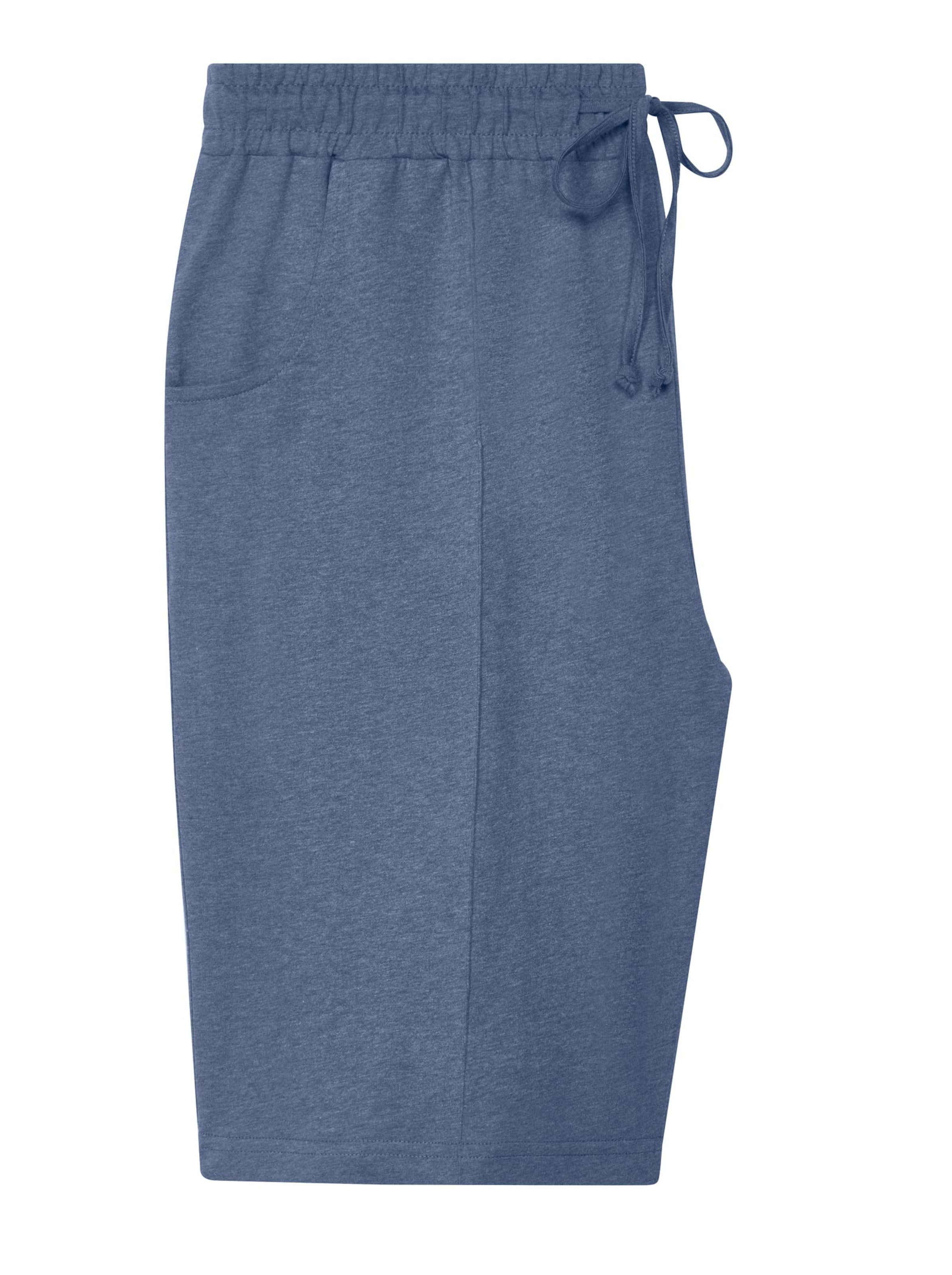 Freizeitbermudas - jeansblau-meliert