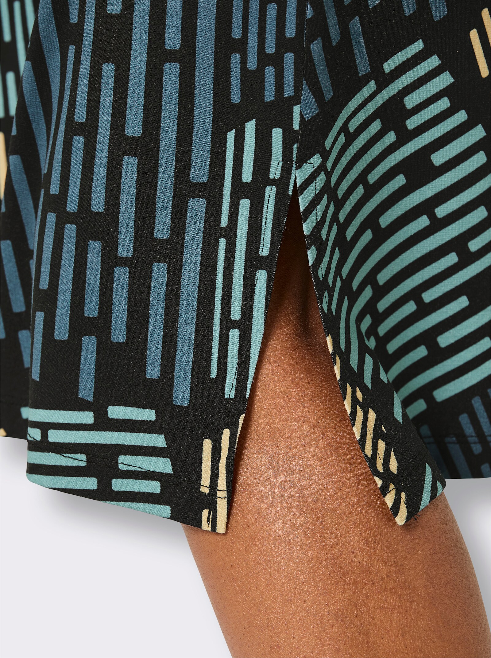 feel good Strandkleid - schwarz-topas