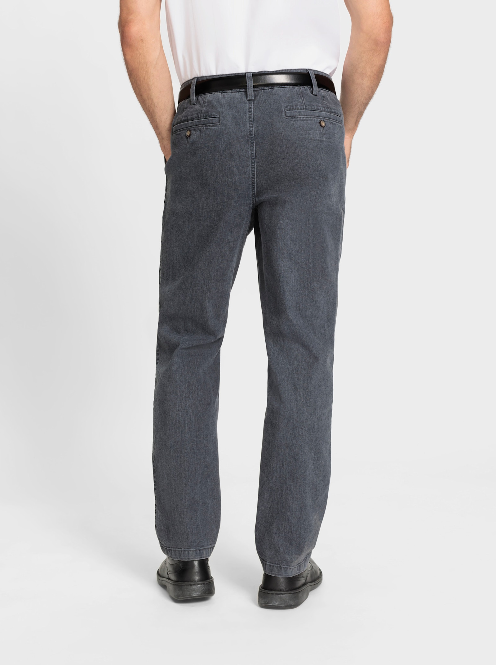 Marco Donati Jeans mit Bundfalten - grau