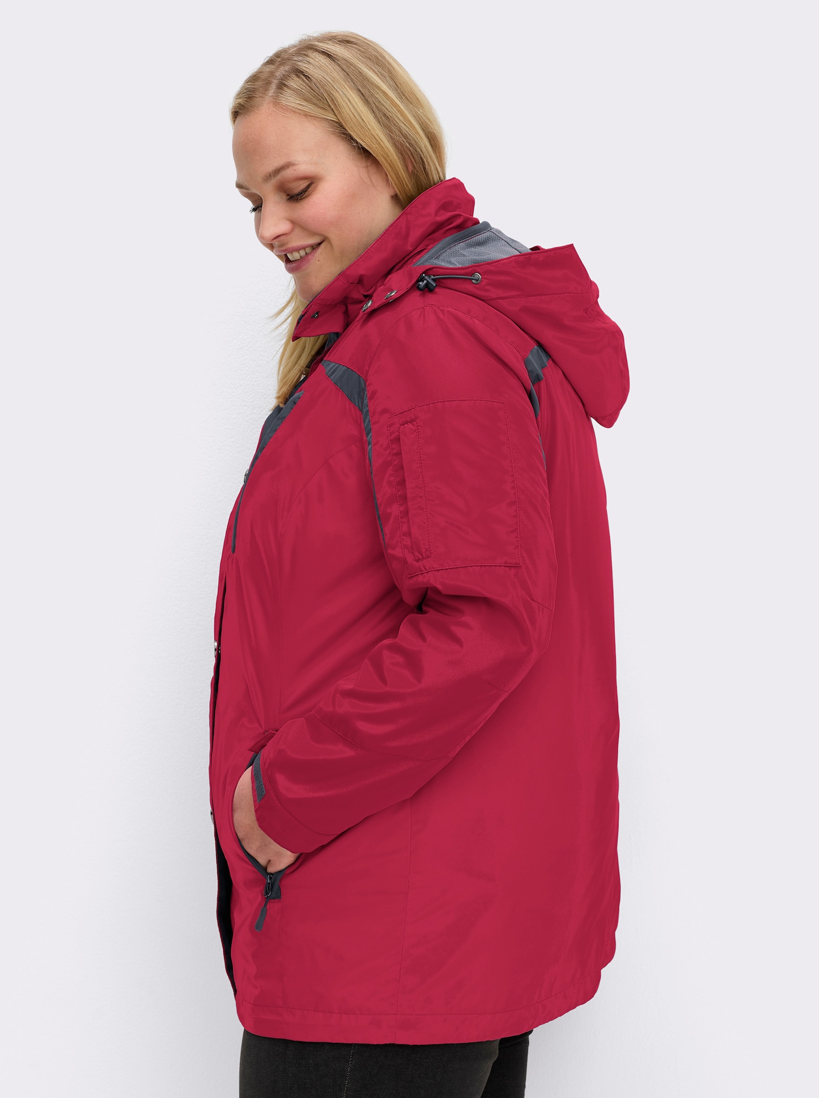 Funktionsjacke wind- und wasserabweisend - rot