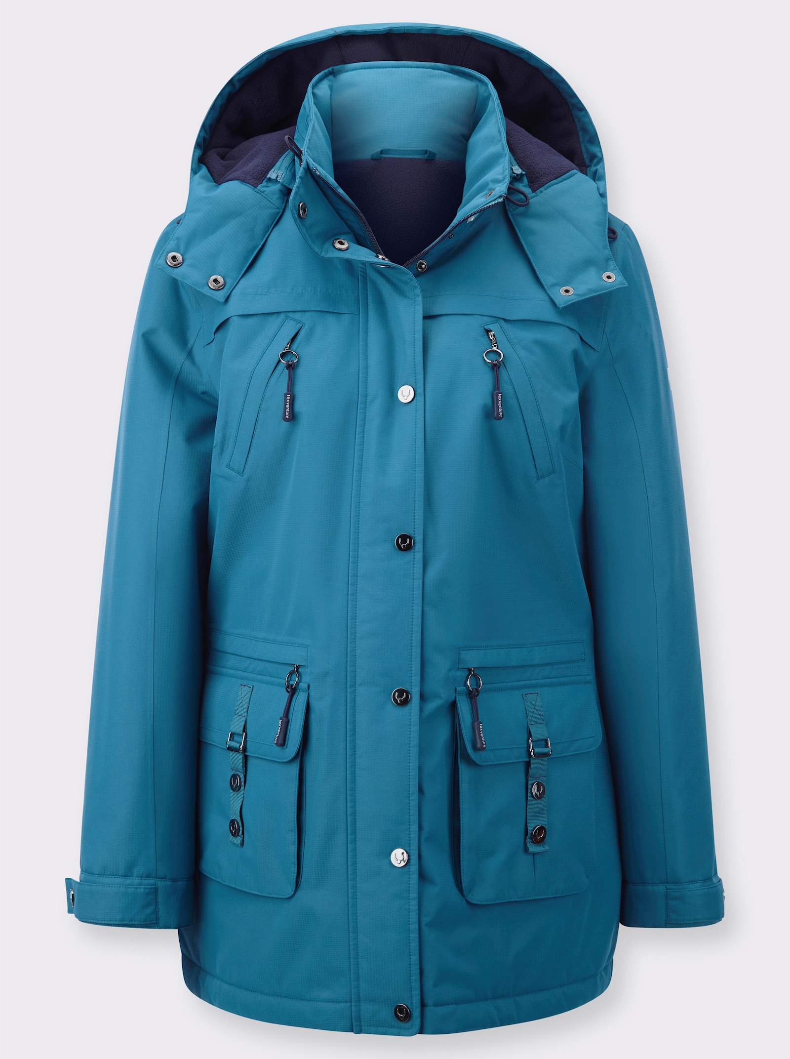 Funktionsjacke mit Texventure-Ausrüstung - topas