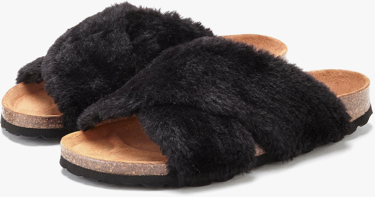 LASCANA slippers - zwart