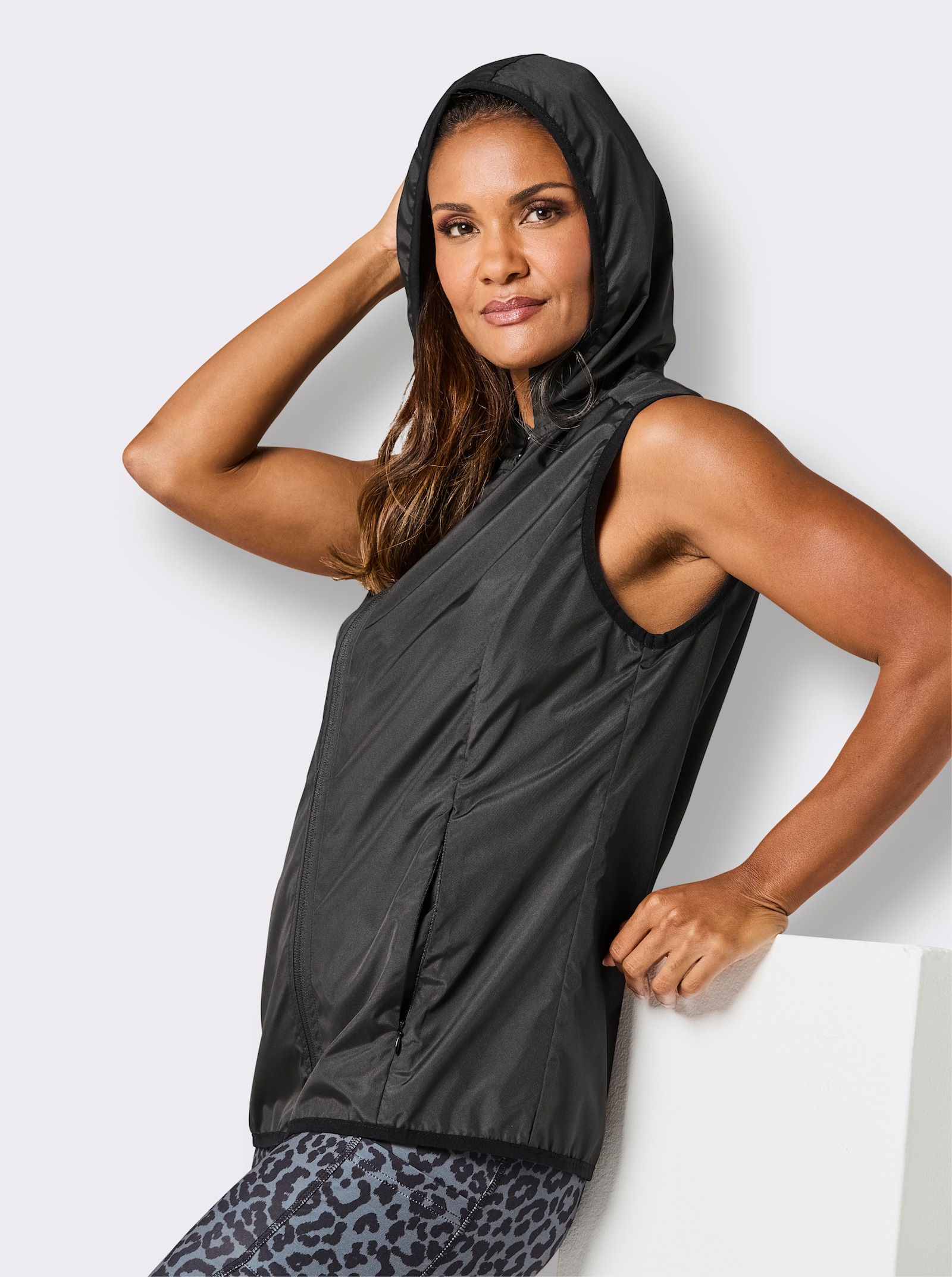 Catamaran Sports Funktionsweste mit Mesheinsatz hinten - schwarz