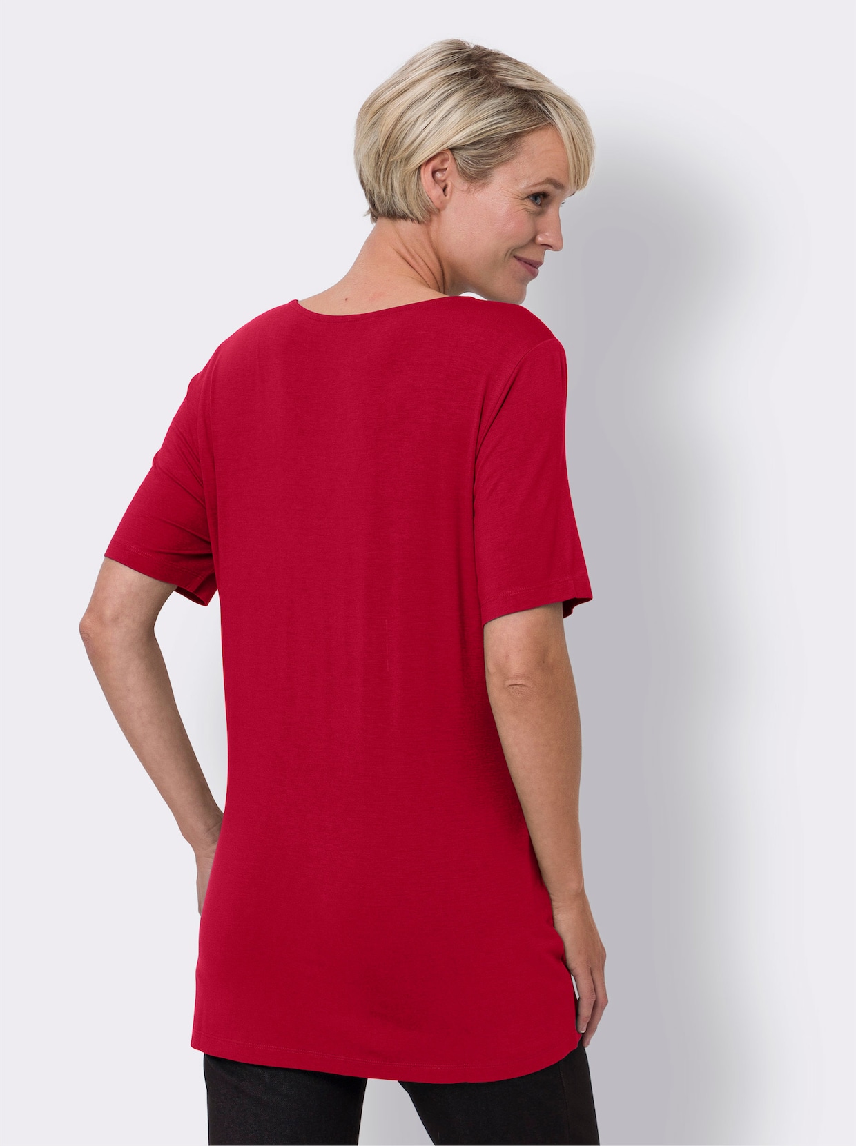 Lang shirt - rood