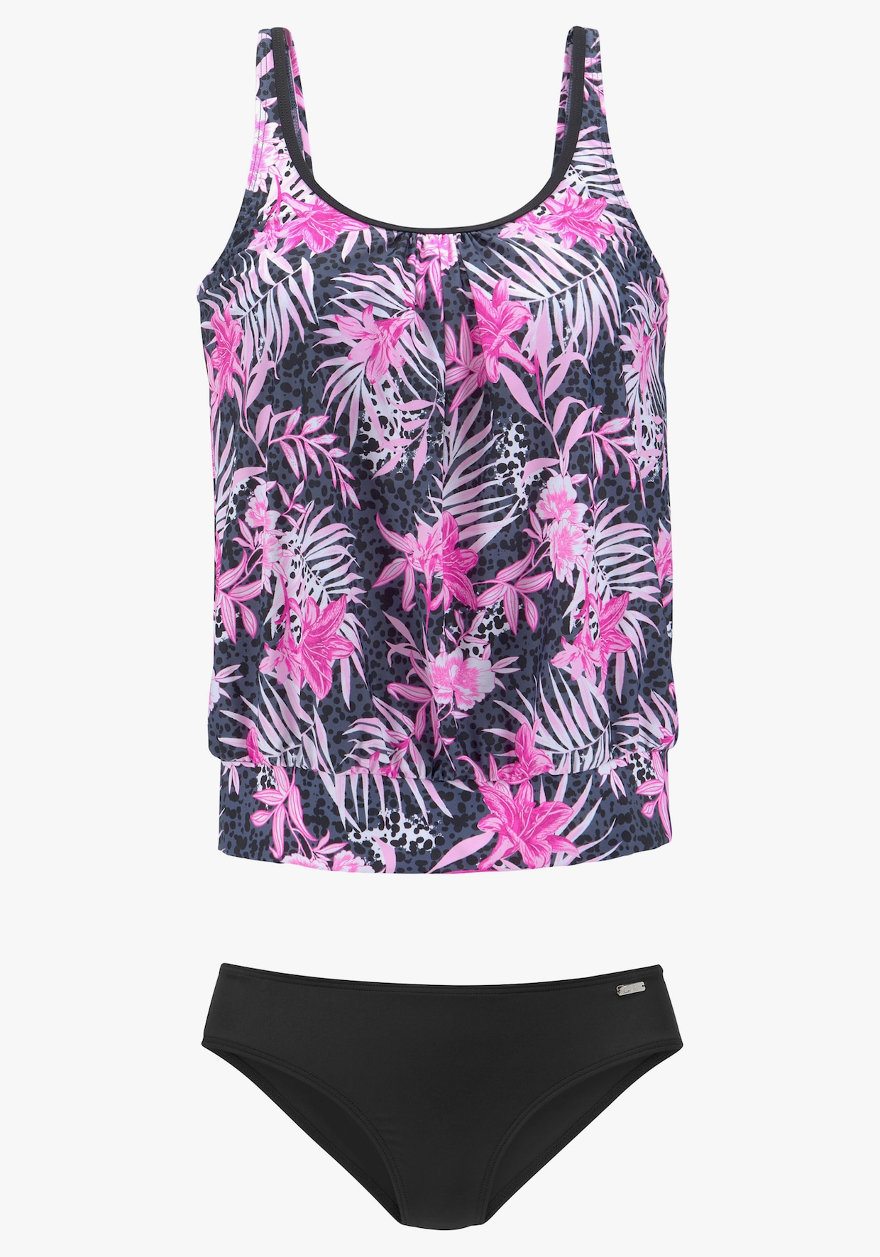 Buffalo Oversized tankini - marine/pink