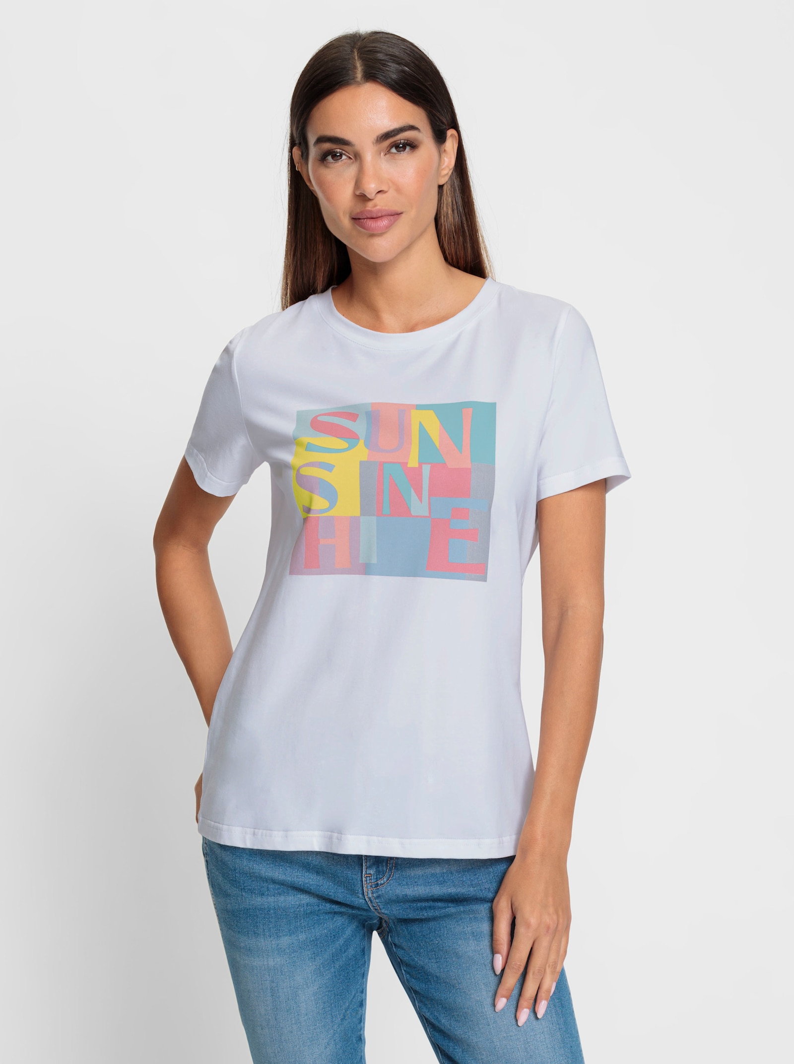 heine T-shirt imprimé avec motif lettrage - blanc