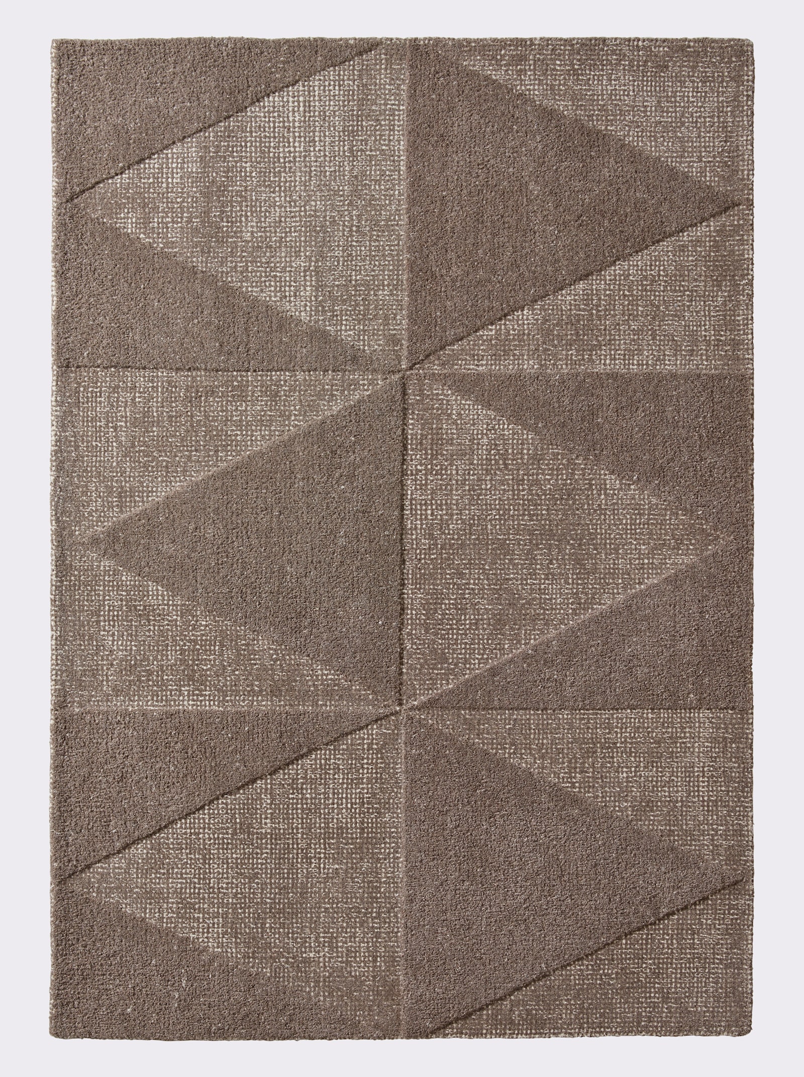 heine home Teppich - taupe-ecru-meliert