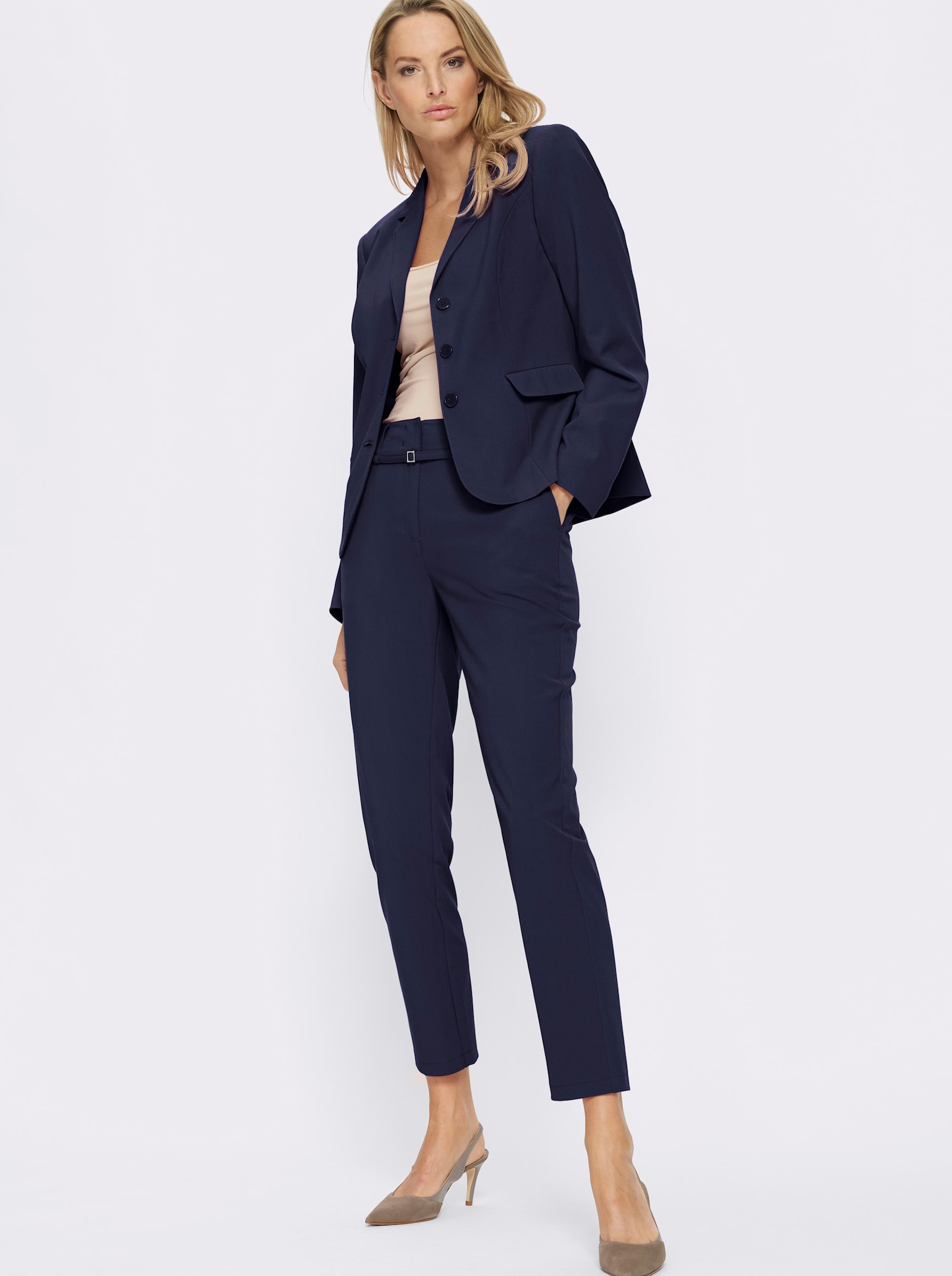 heine Hosenanzug in elastischer Qualität - marine