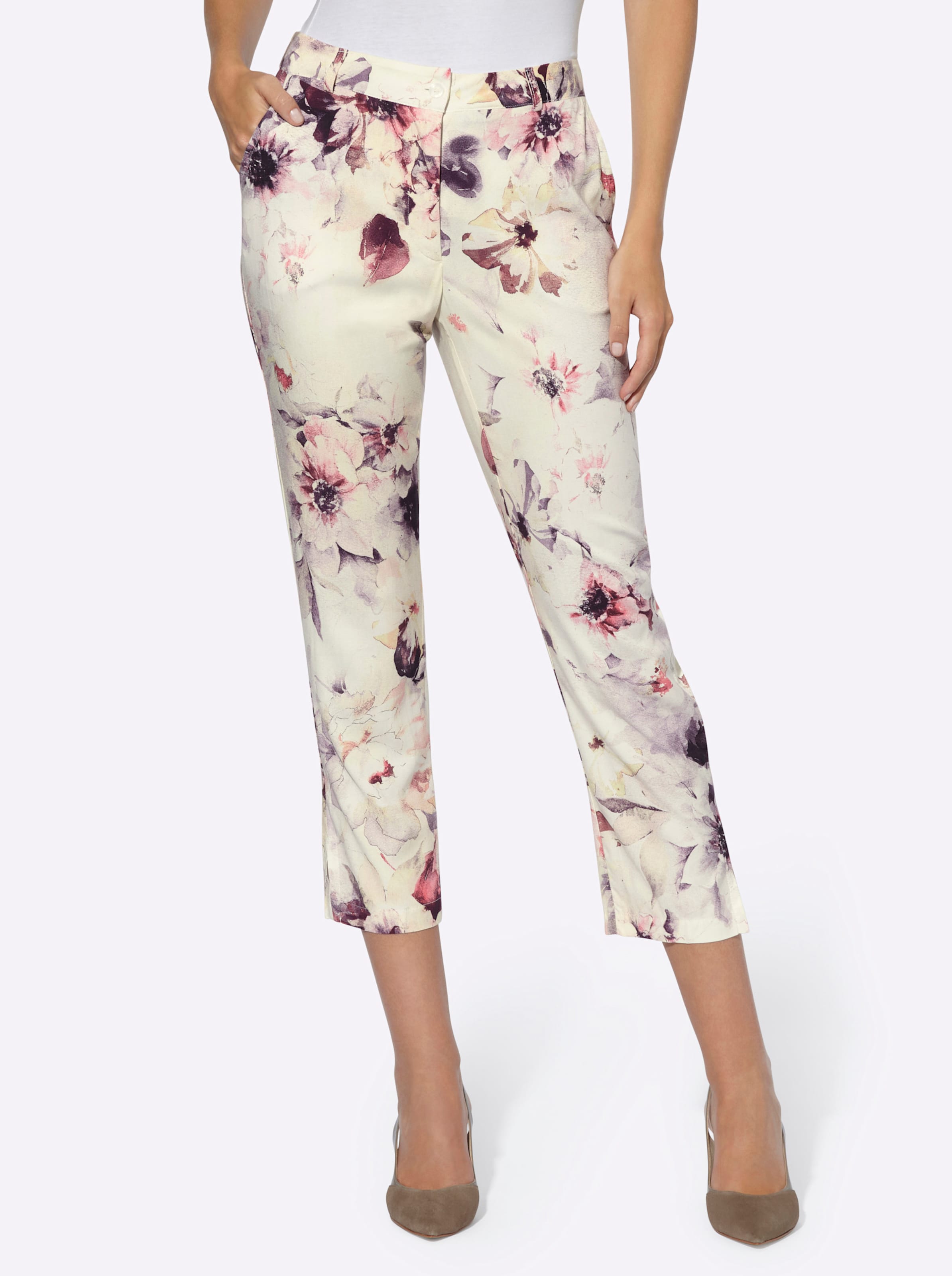 Broek met print