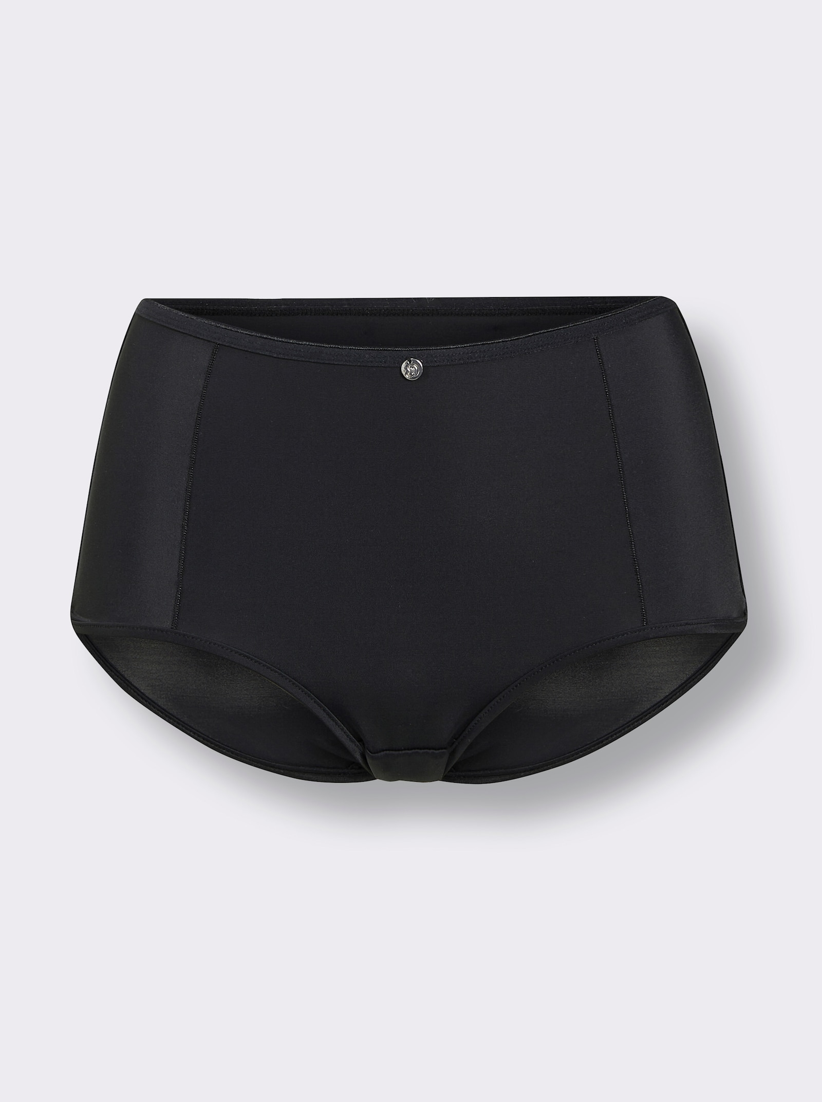 wäschepur Hipster mit flachen Abschlüssen - schwarz