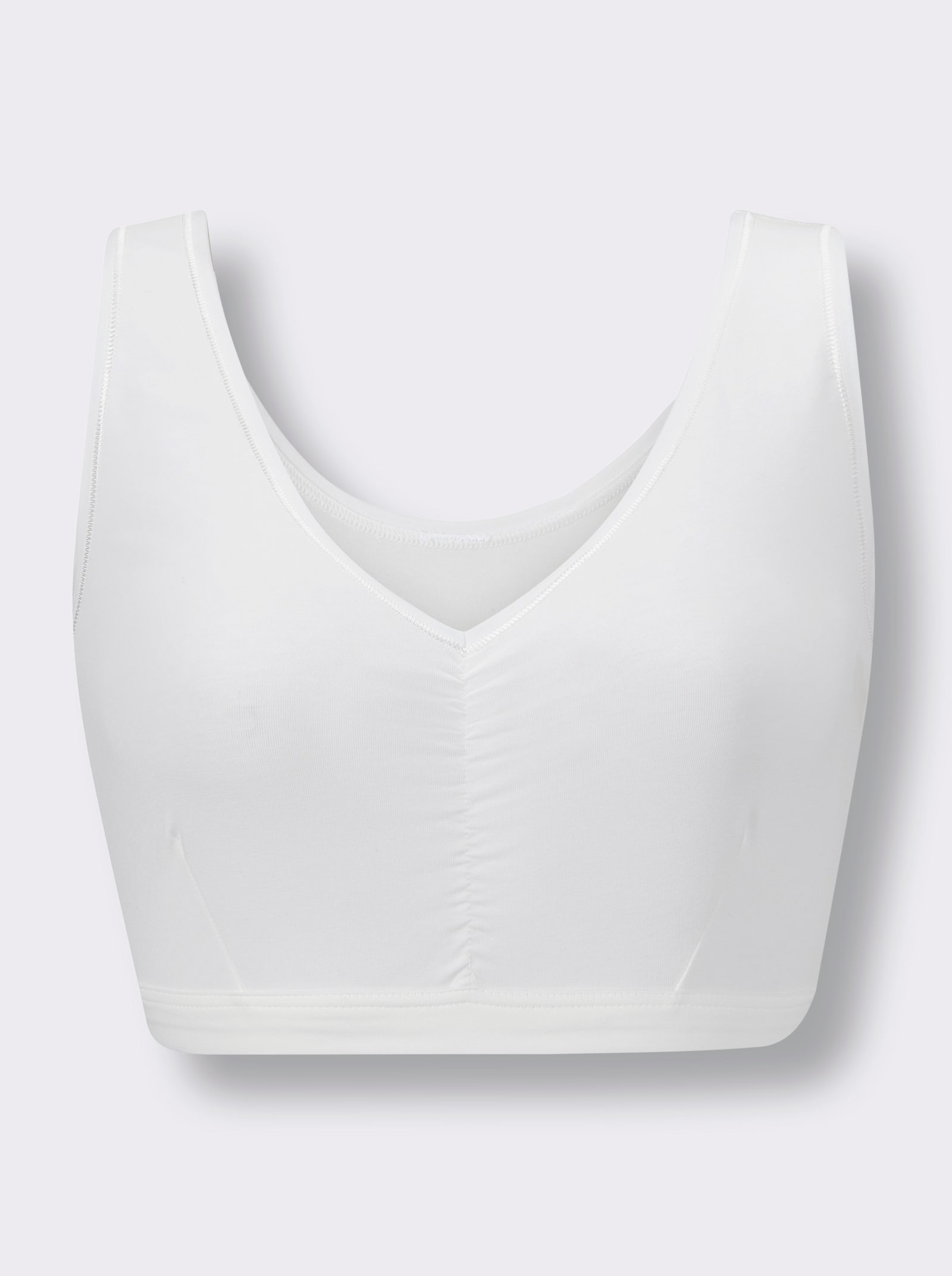 wäschepur Bustier mit doppeltem Softbund - camel + champagner